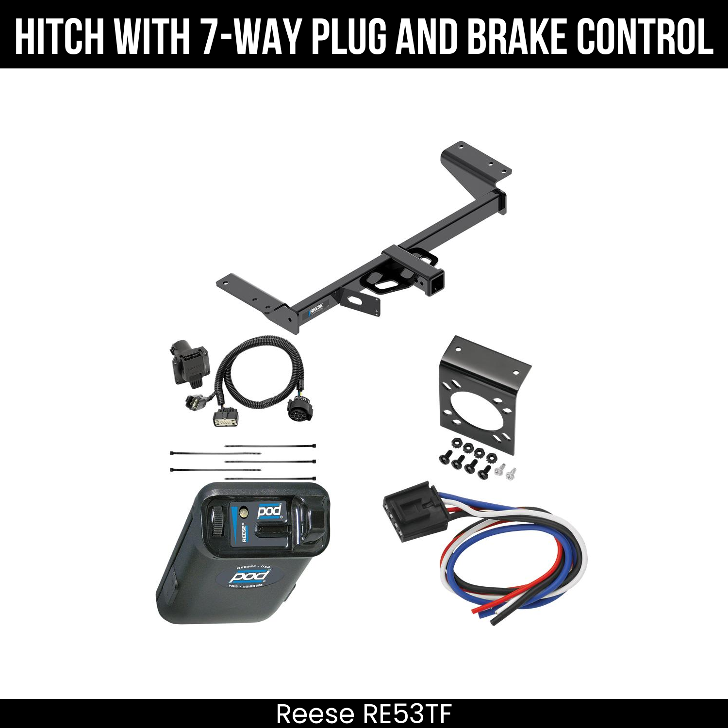 Trailer Hitch , 7-Way , Reese POD Brake Control