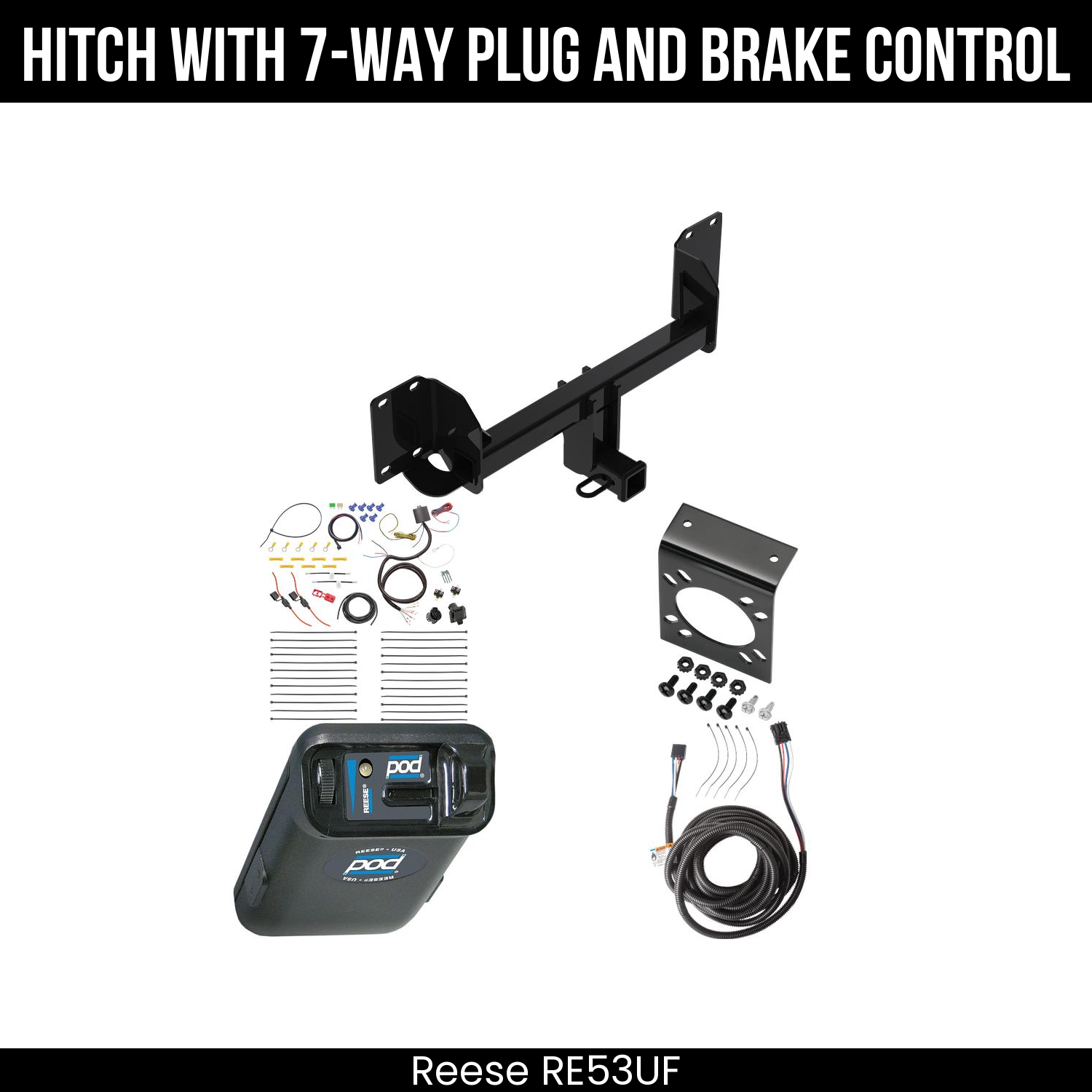 Trailer Hitch , 7-Way , Reese POD Brake Control