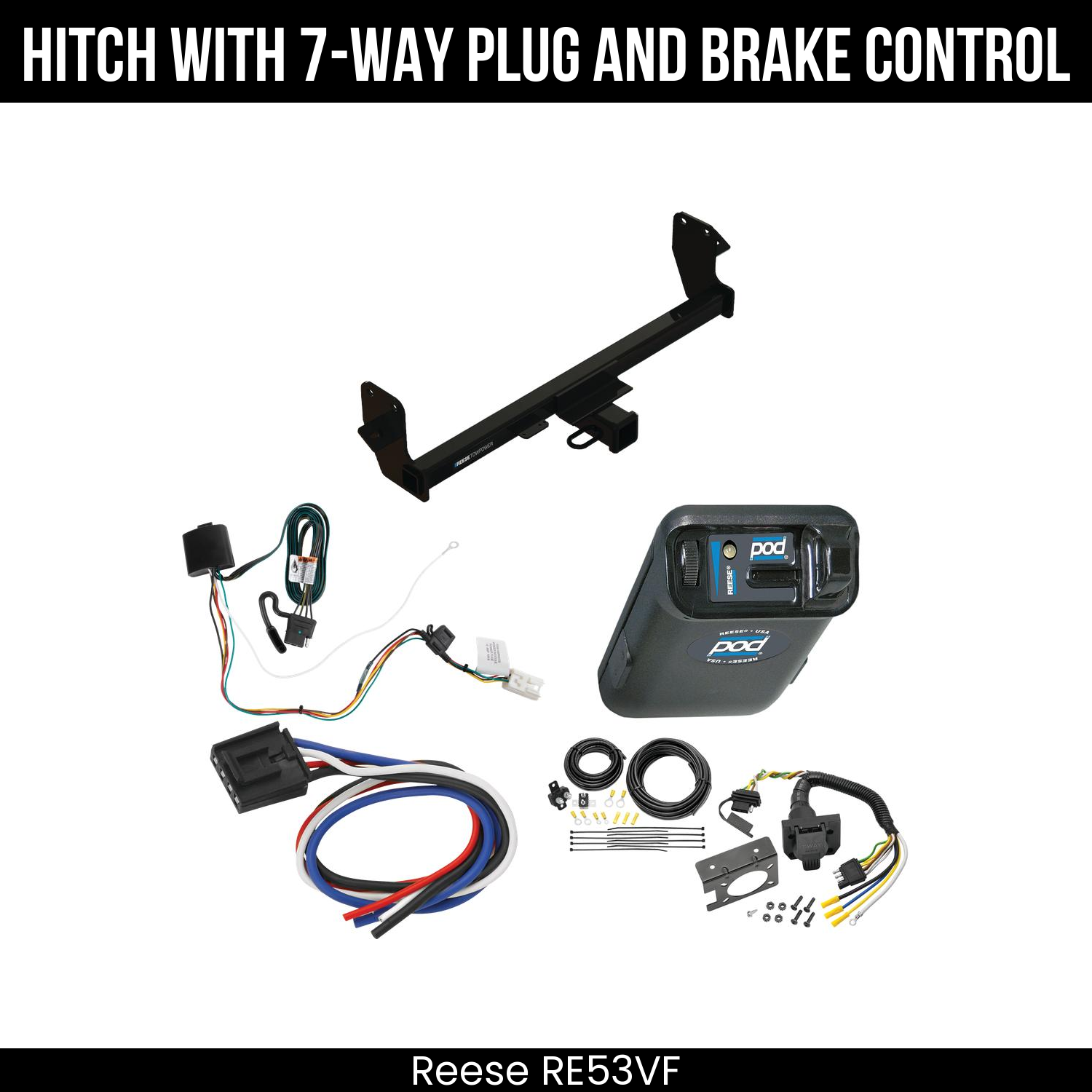 Trailer Hitch , 7-Way , Reese POD Brake Control