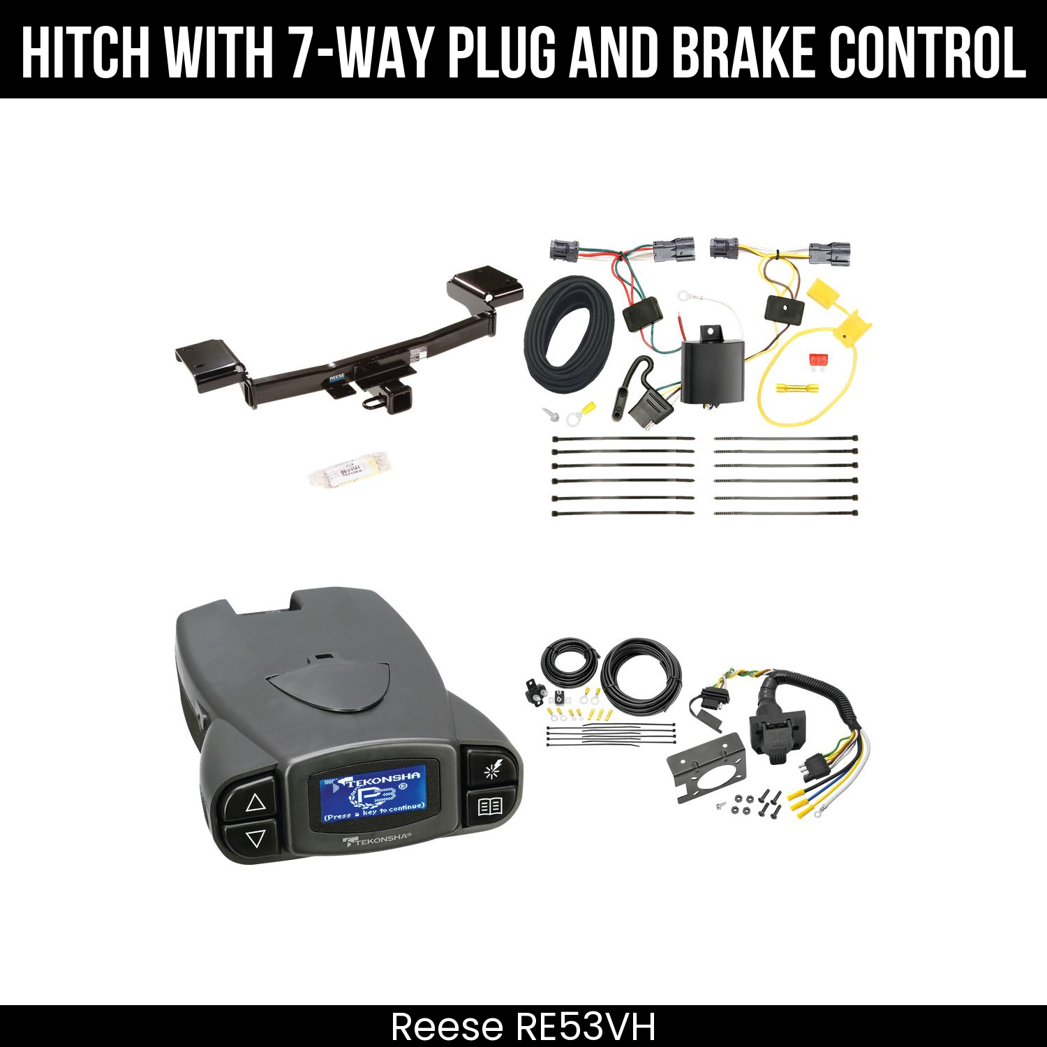 Trailer Hitch , 7-Way , Tekonsha Prodigy P3 Brake Control