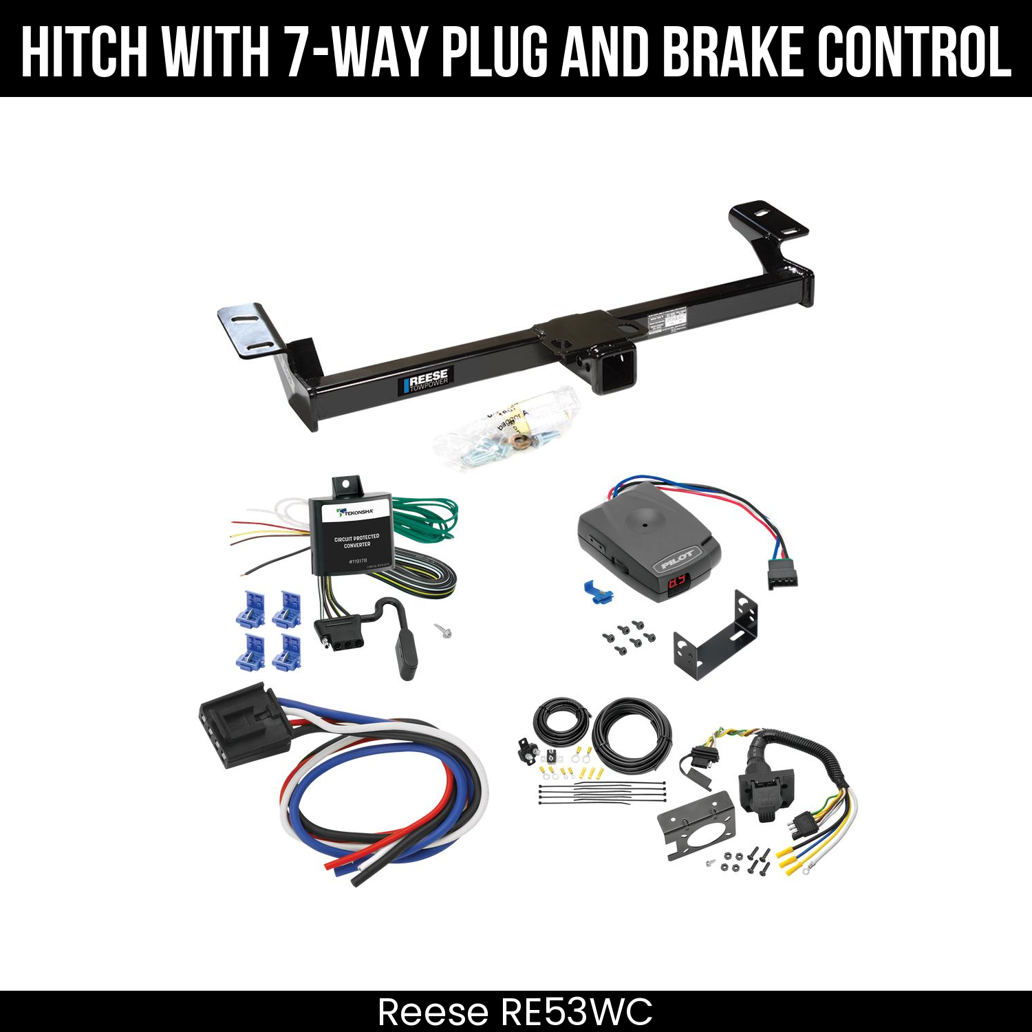 Trailer Hitch , 7-Way , Pro Series Pilot Brake Control
