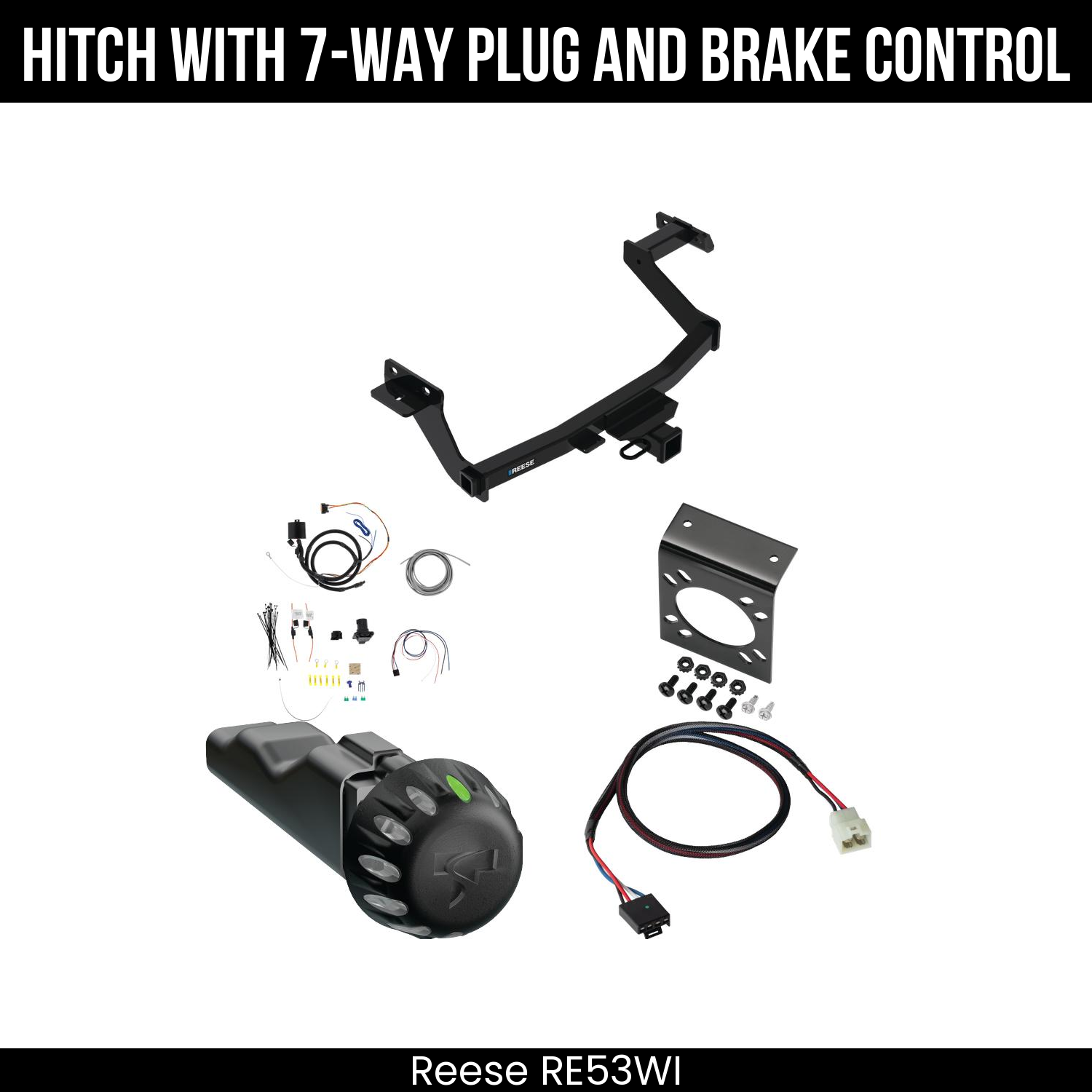 Trailer Hitch , 7-Way , Tekonsha Voyager iD Smart Brake Control