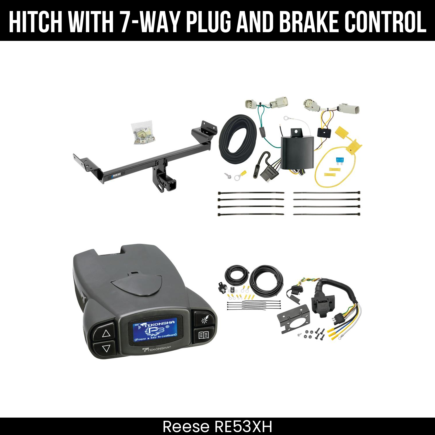 Trailer Hitch , 7-Way , Tekonsha Prodigy P3 Brake Control