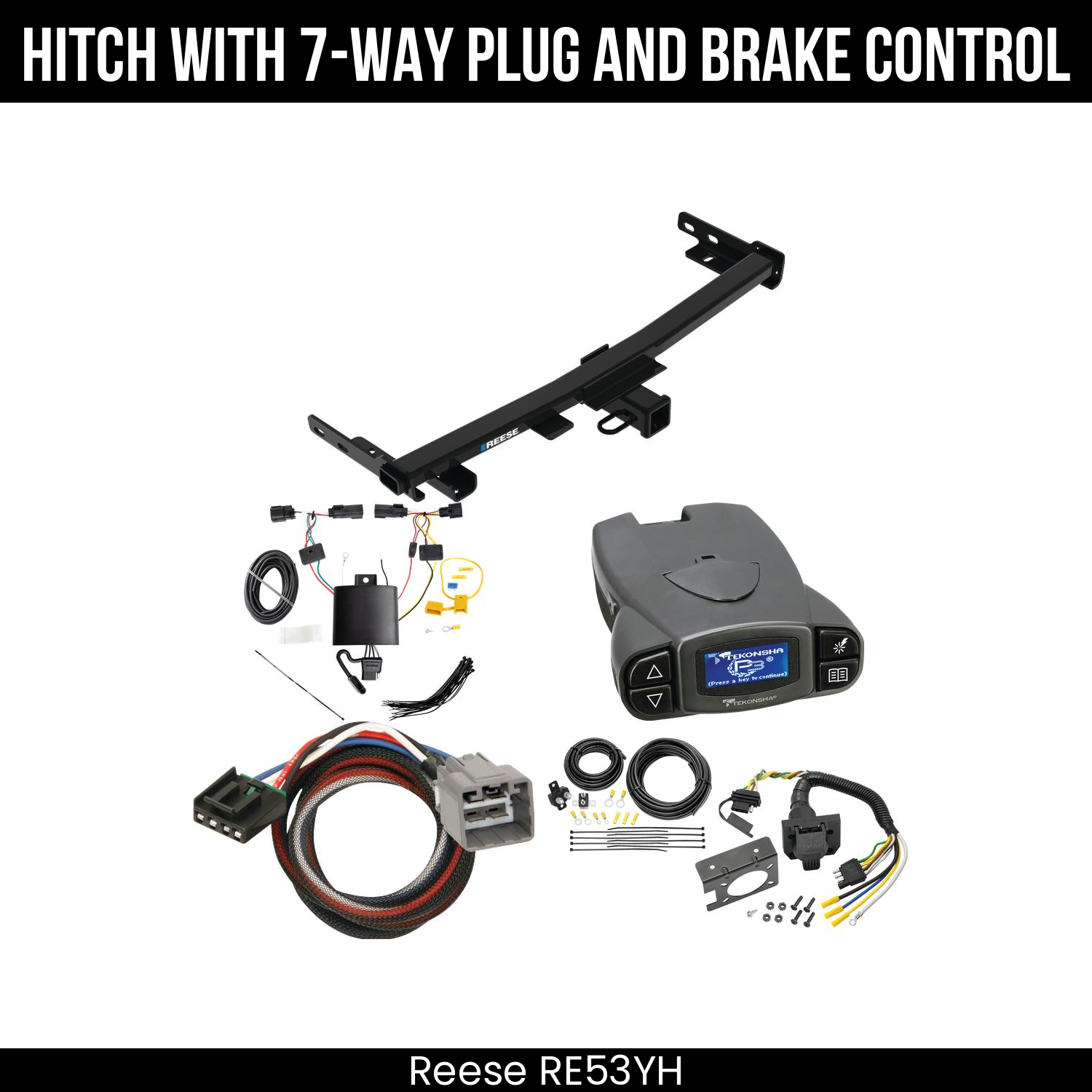 Trailer Hitch , 7-Way , Tekonsha Prodigy P3 Brake Control