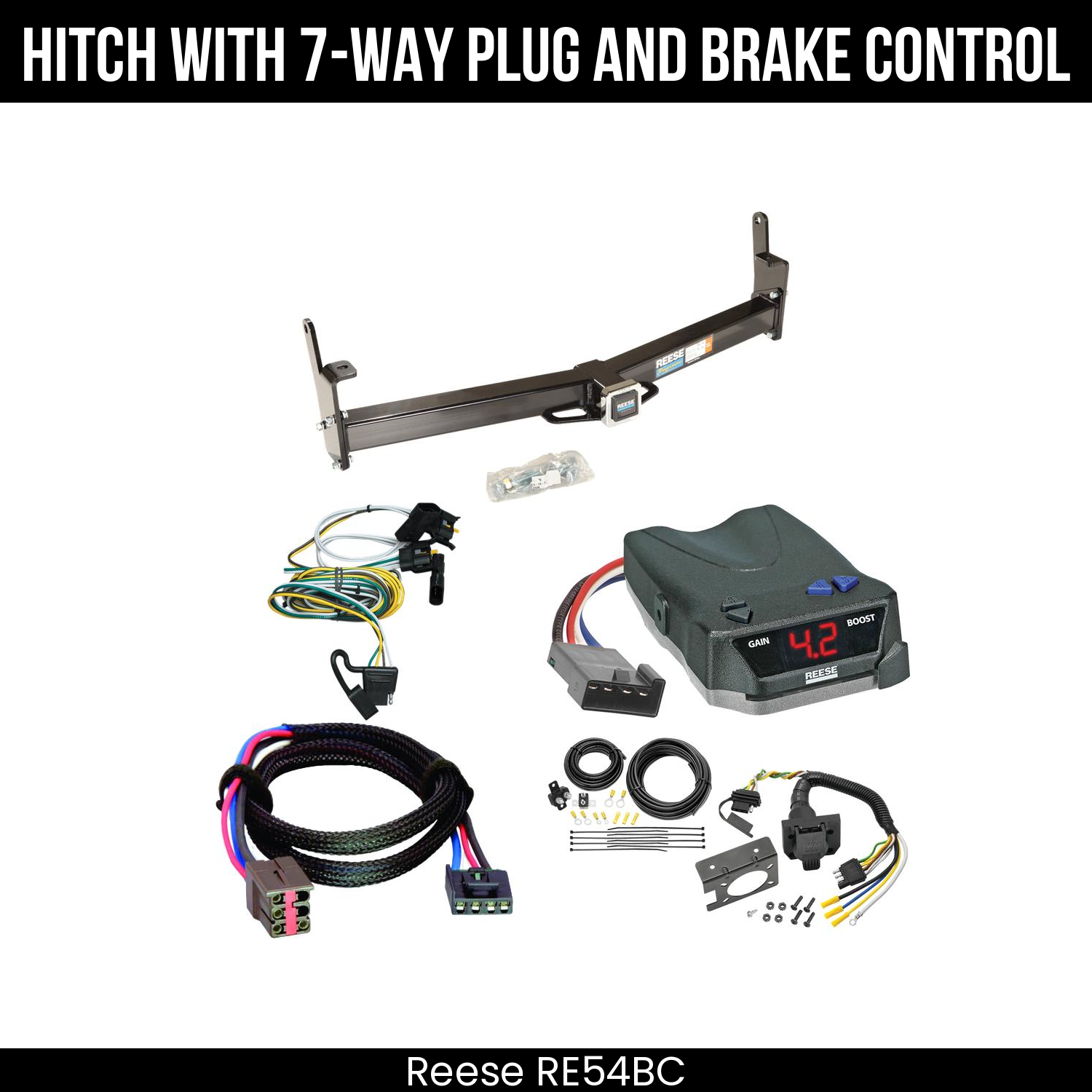 Trailer Hitch , 7-Way , Reese Brake EVN Control