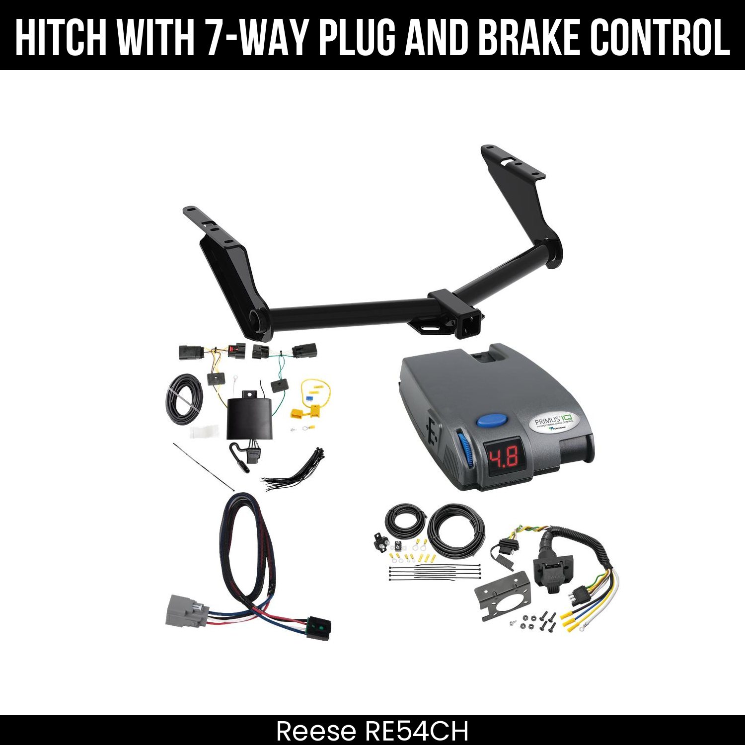 Trailer Hitch , 7-Way , Tekonsha Primus IQ Brake Control