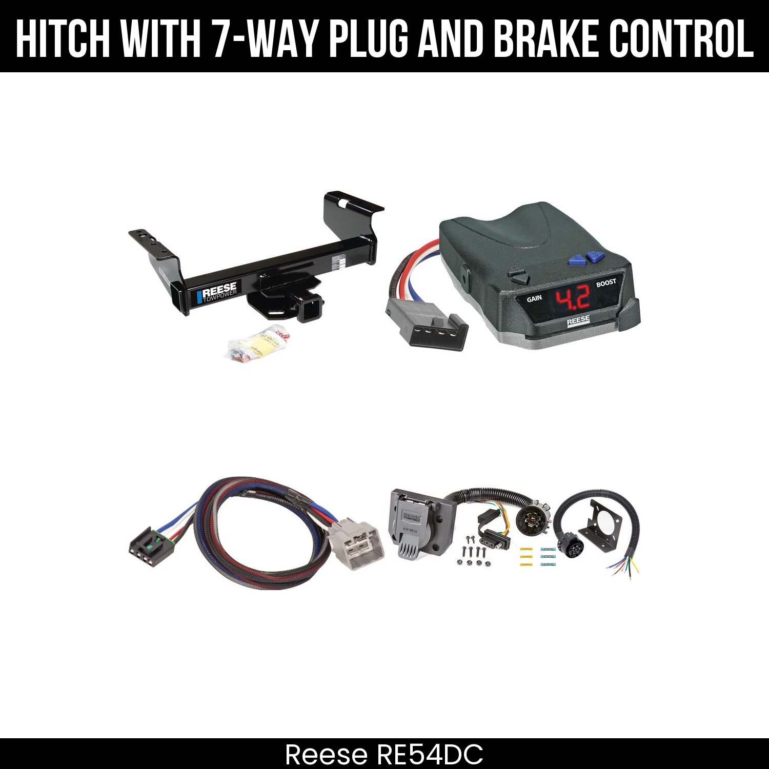 Trailer Hitch , 7-Way , Reese Brake EVN Control