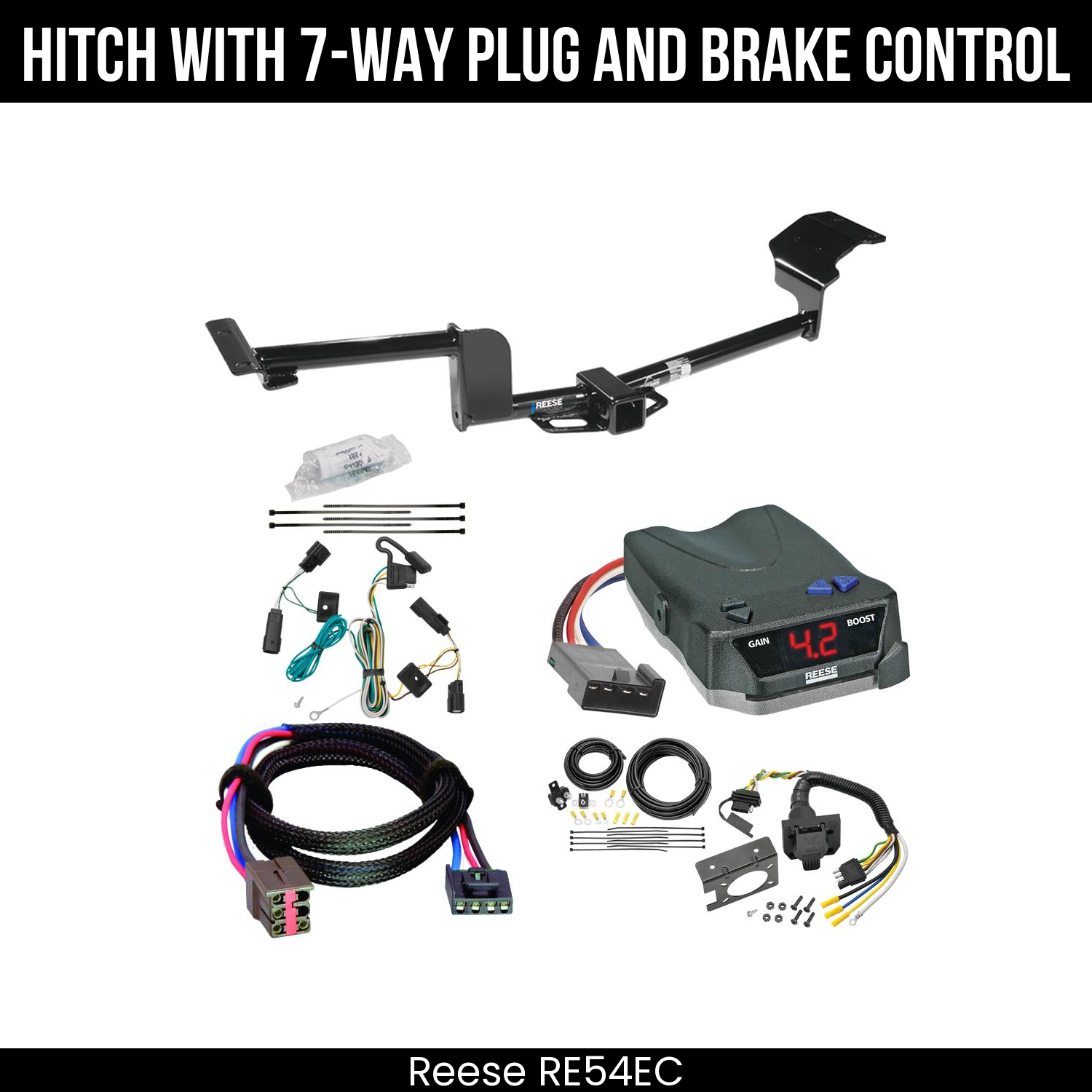 Trailer Hitch , 7-Way , Reese Brake EVN Control