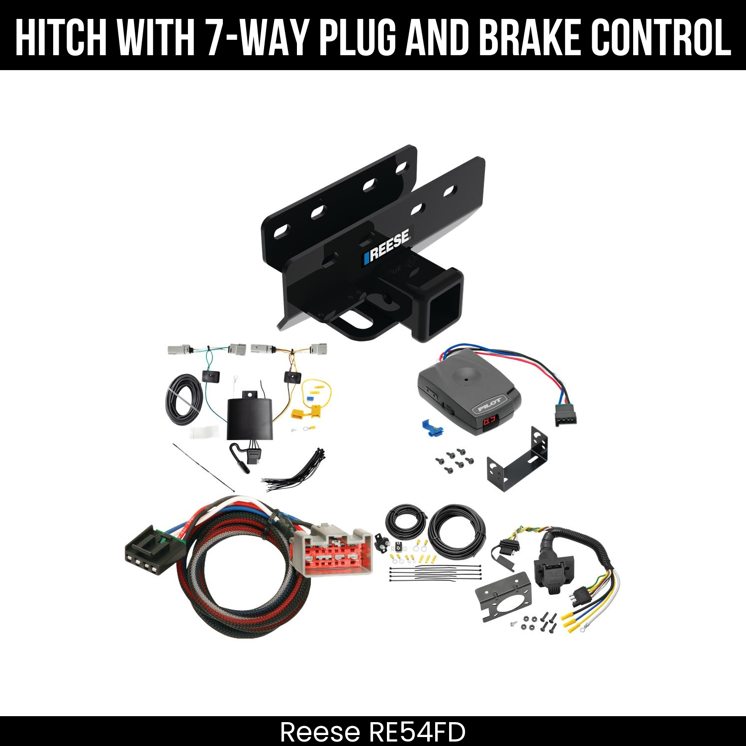 Trailer Hitch , 7-Way , Pro Series Pilot Brake Control