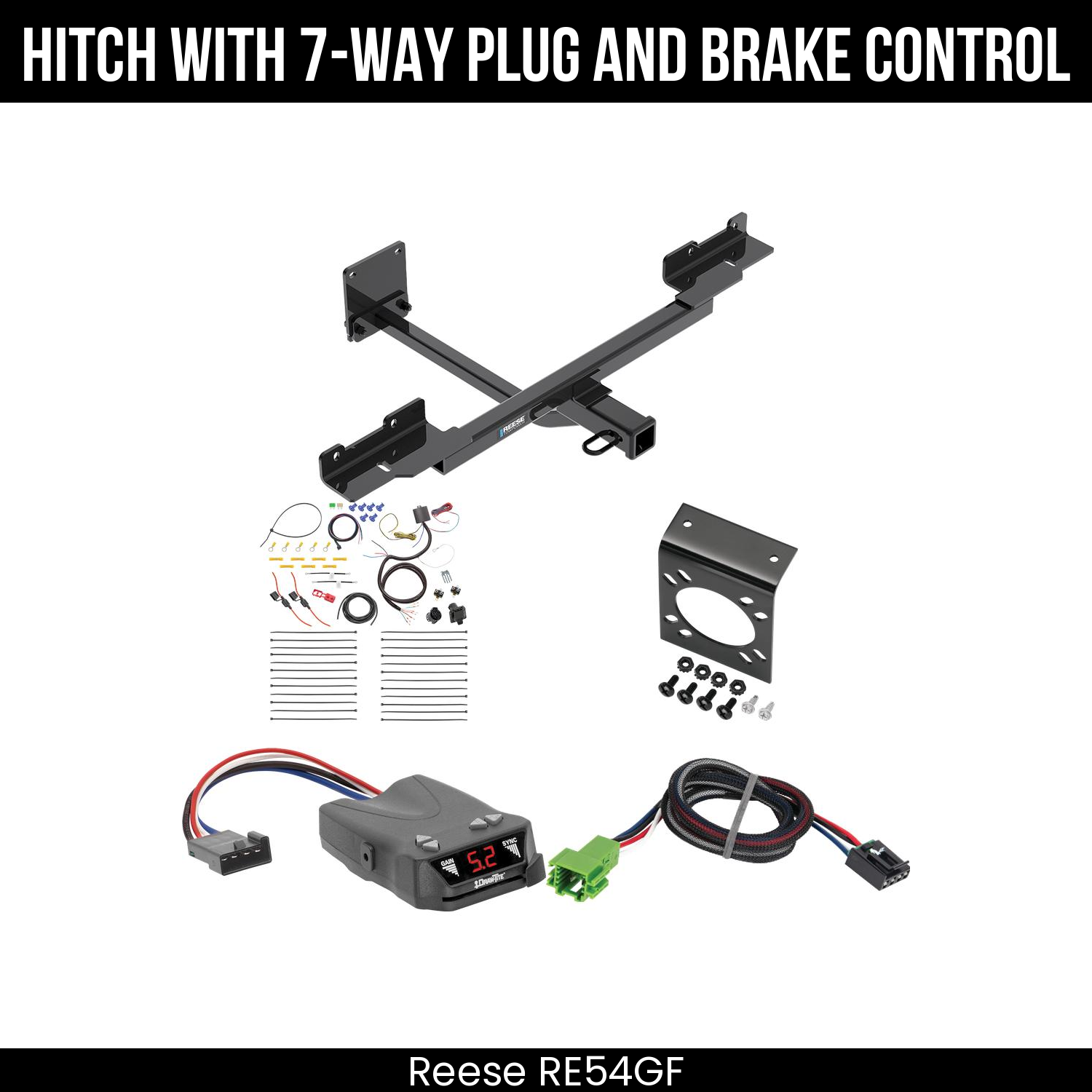 Trailer Hitch , 7-Way , Draw-Tite Activator IV Brake Control