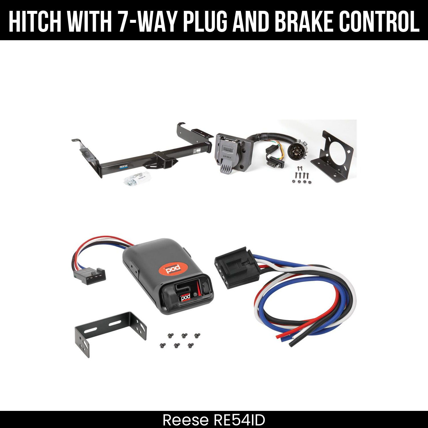 Trailer Hitch , 7-Way , Pro Series POD Brake Control