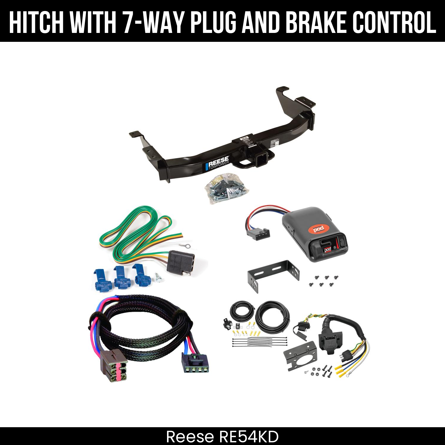 Trailer Hitch , 7-Way , Pro Series POD Brake Control