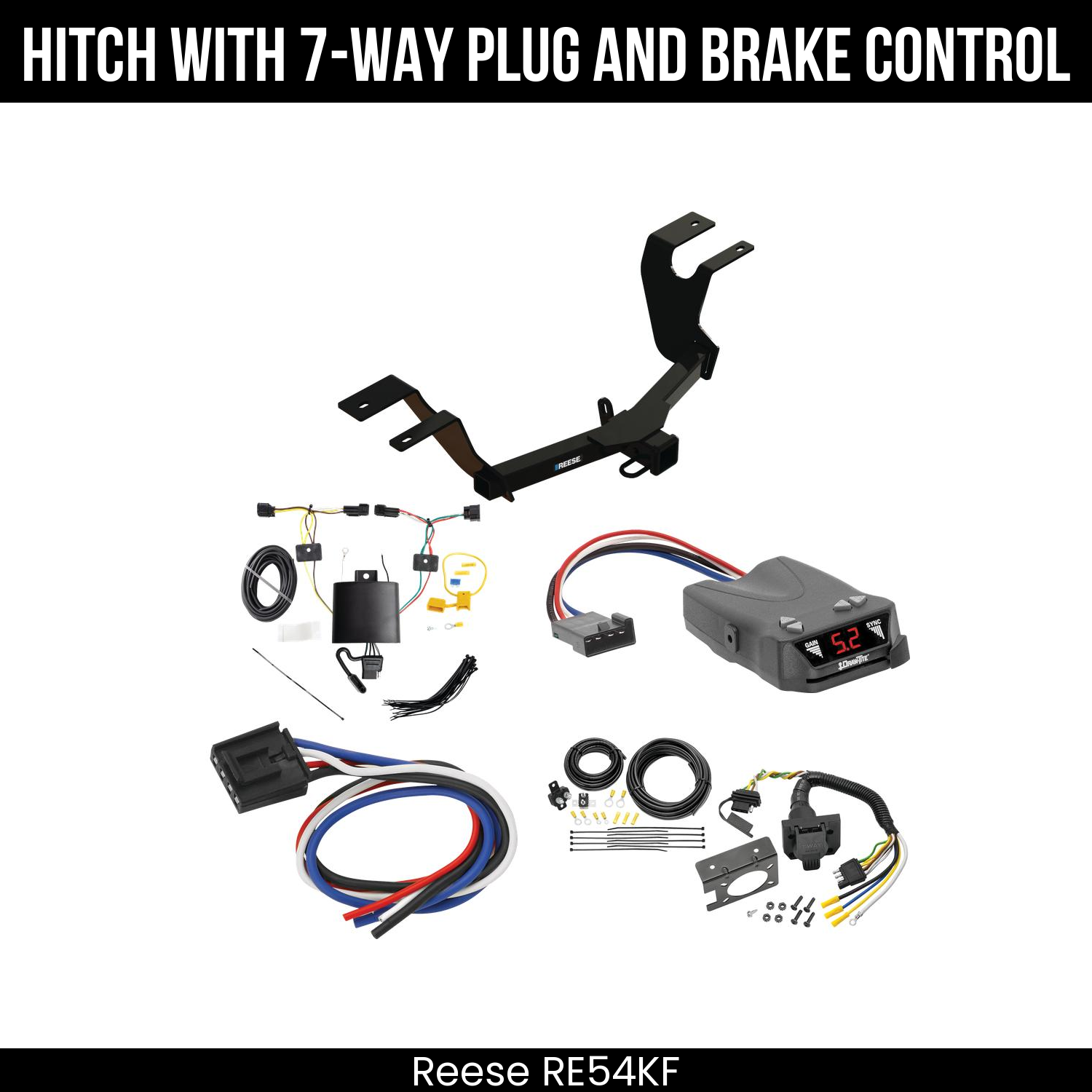 Trailer Hitch , 7-Way , Draw-Tite Activator IV Brake Control