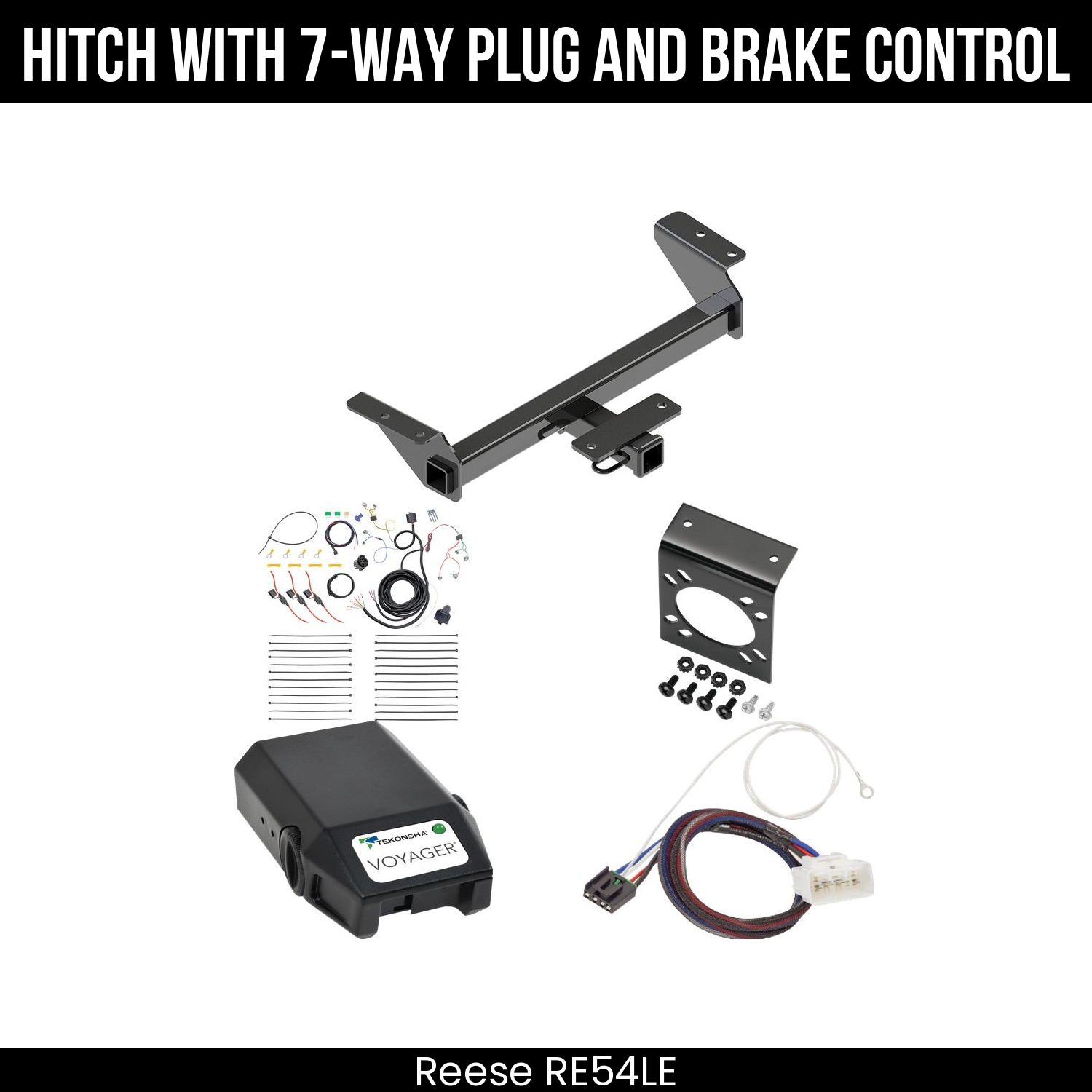 Trailer Hitch , 7-Way , Tekonsha Voyager Brake Control