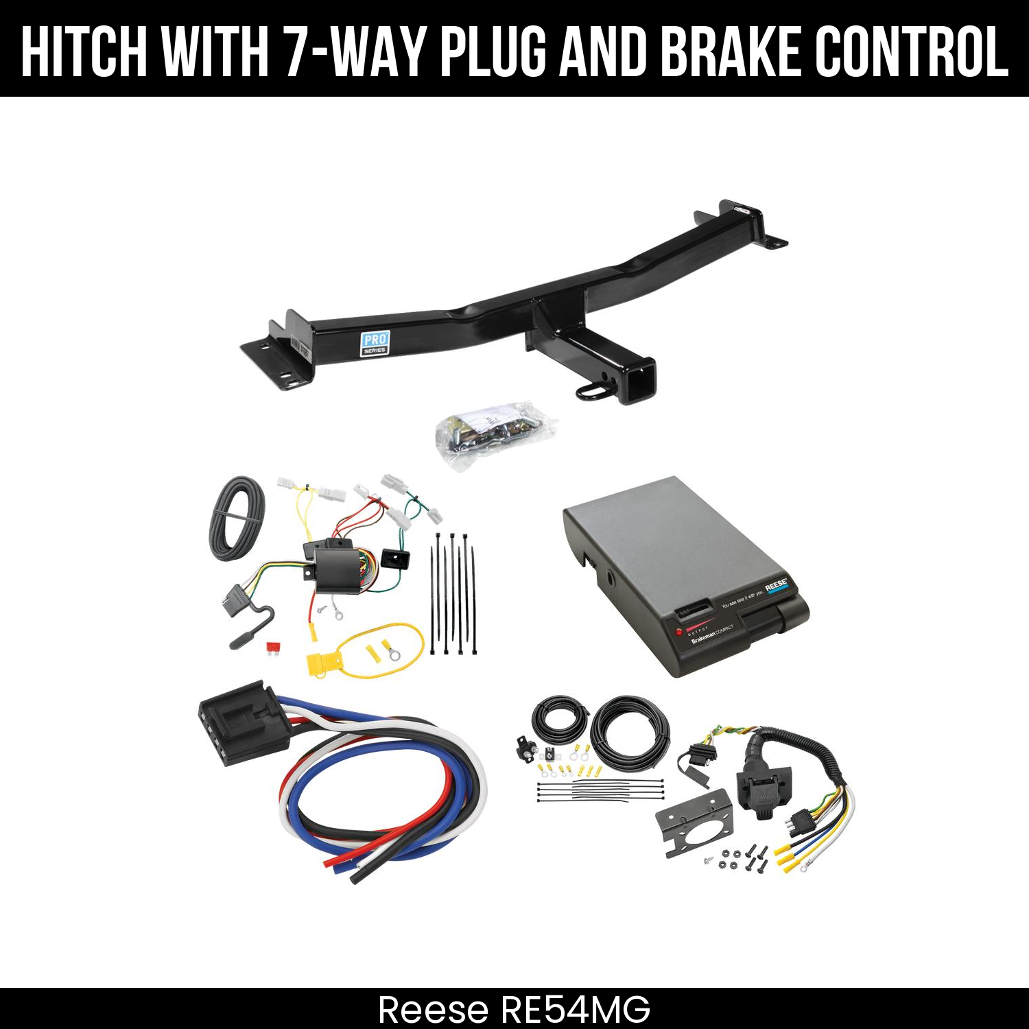Trailer Hitch , 7-Way , Reese Brakeman Brake Control