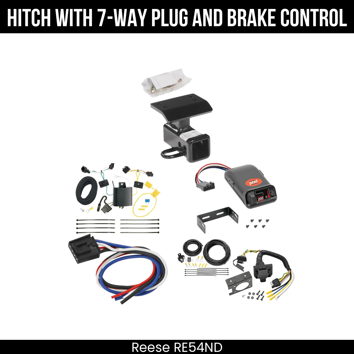 Trailer Hitch , 7-Way , Pro Series POD Brake Control