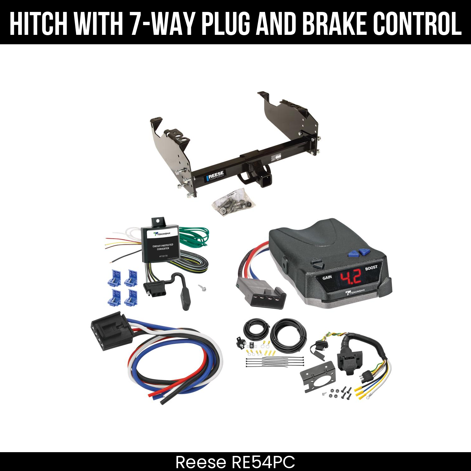 Trailer Hitch , 7-Way , Tekonsha Brake EVN Control