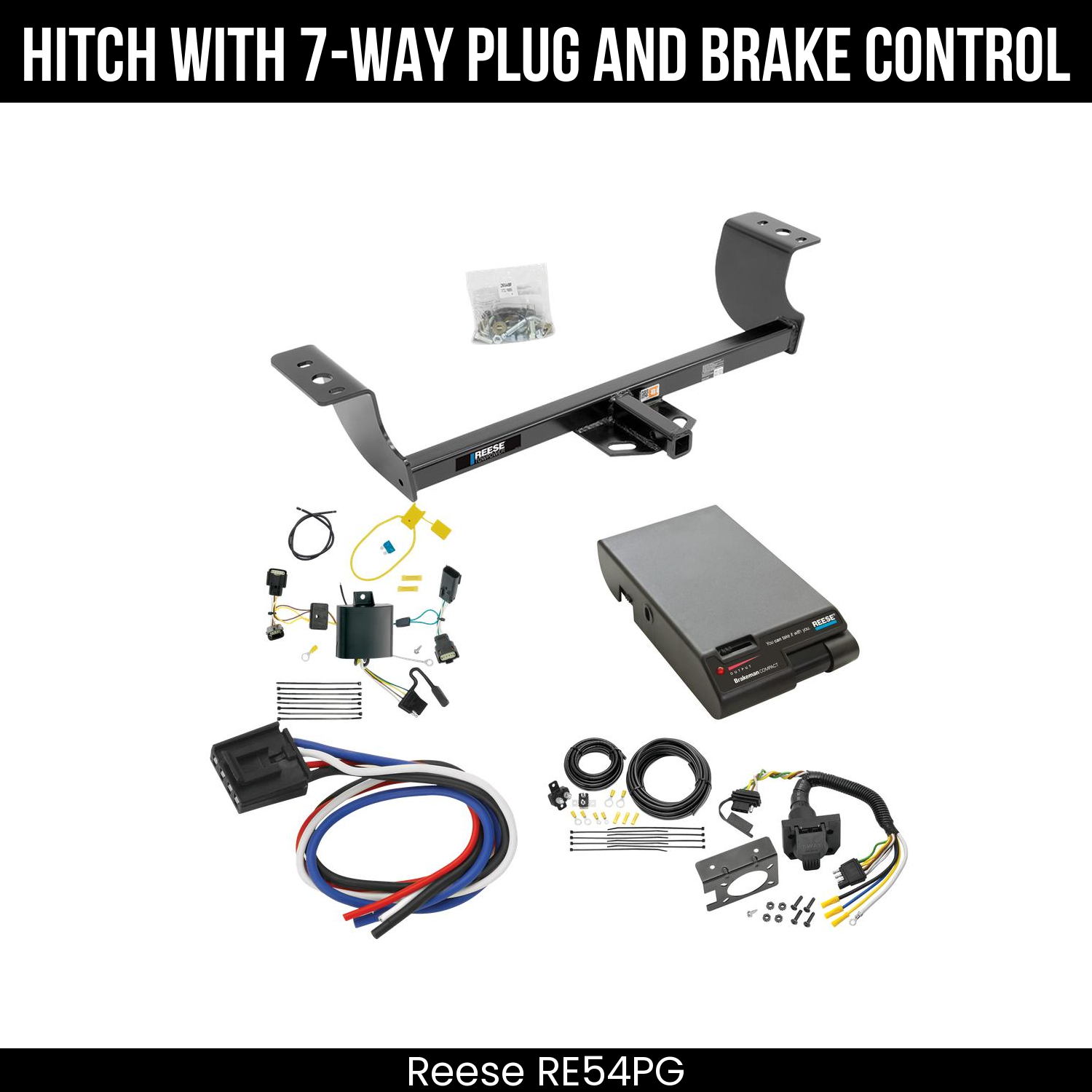 Trailer Hitch , 7-Way , Reese Brakeman Brake Control