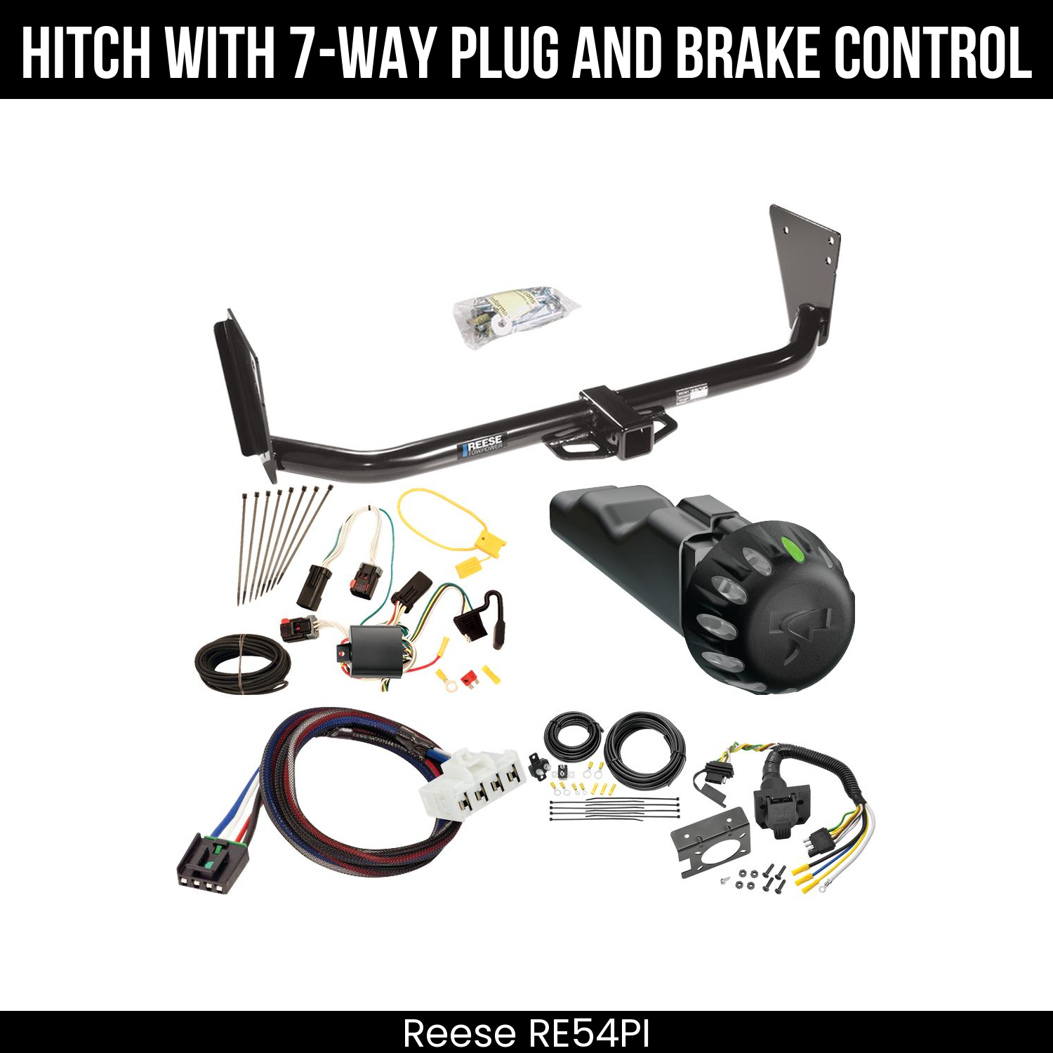 Trailer Hitch , 7-Way , Tekonsha Voyager iD Smart Brake Control