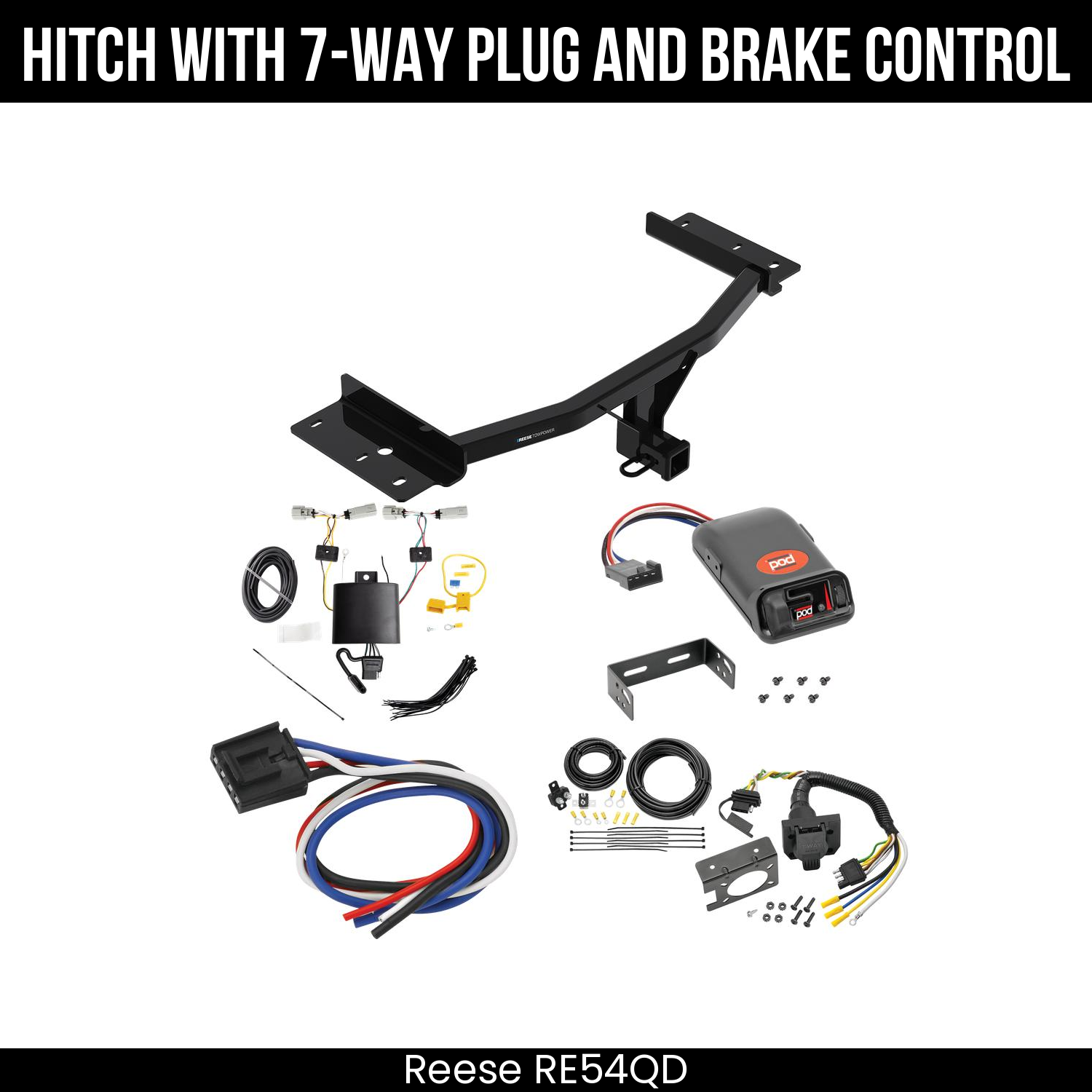Trailer Hitch , 7-Way , Pro Series POD Brake Control