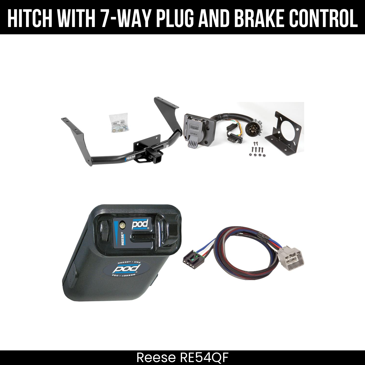 Trailer Hitch , 7-Way , Reese POD Brake Control