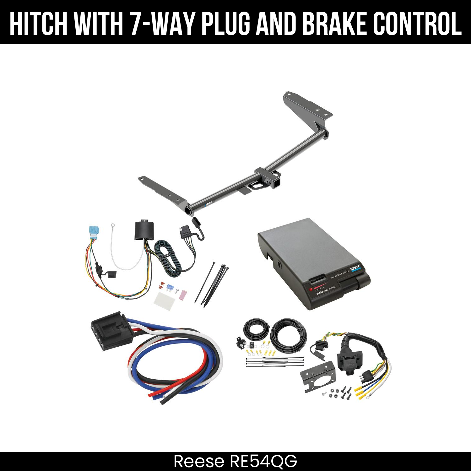 Trailer Hitch , 7-Way , Reese Brakeman Brake Control