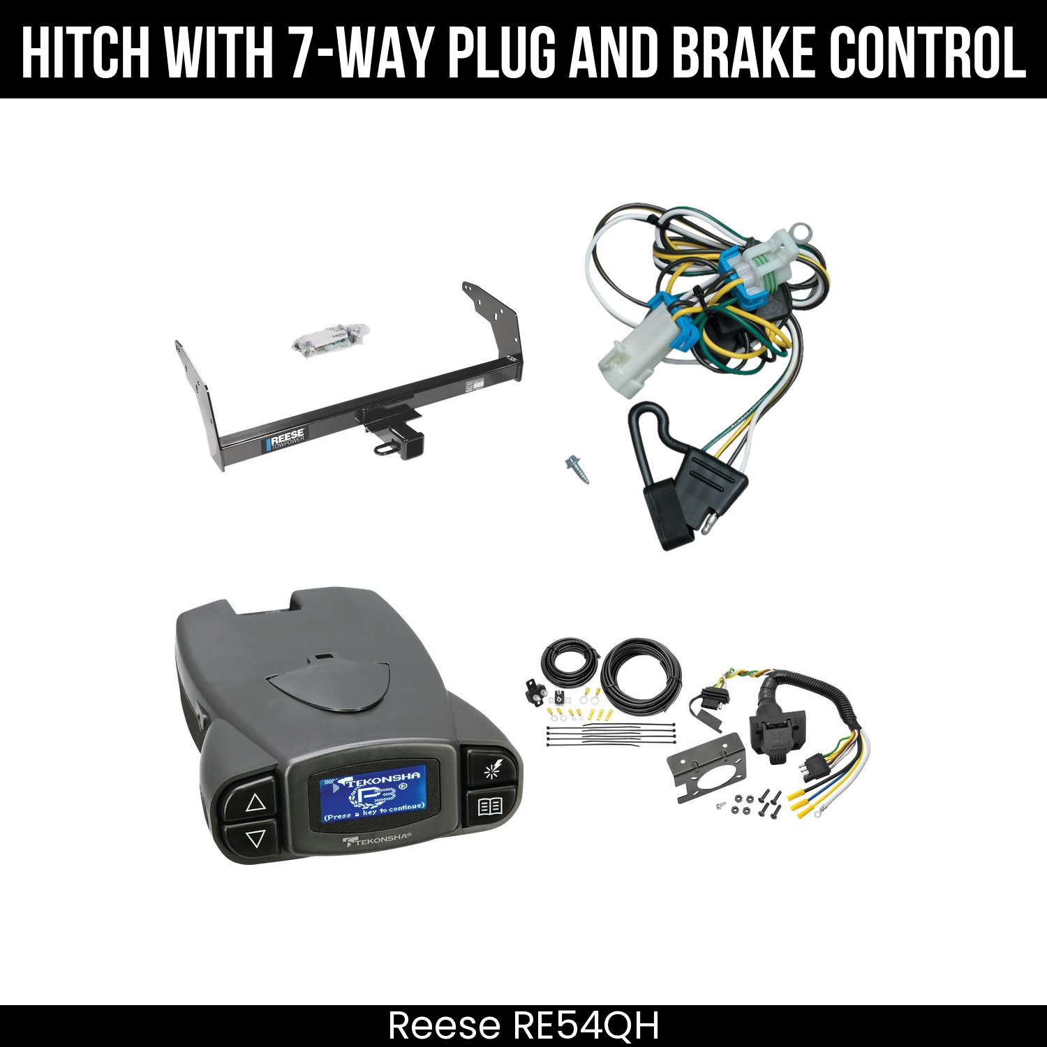 Trailer Hitch , 7-Way , Tekonsha Prodigy P3 Brake Control