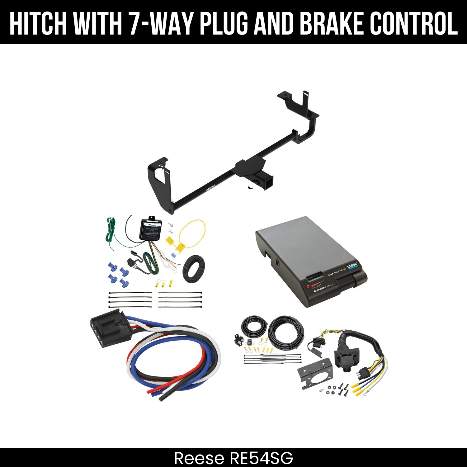 Trailer Hitch , 7-Way , Reese Brakeman Brake Control