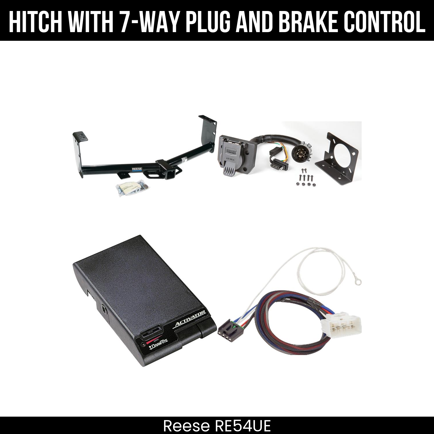 Trailer Hitch , 7-Way , Draw-Tite Activator Brake Control