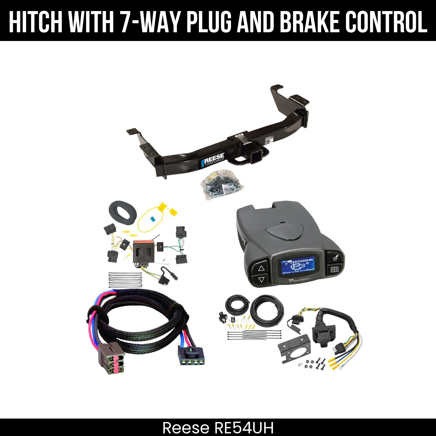 Trailer Hitch , 7-Way , Tekonsha Prodigy P3 Brake Control