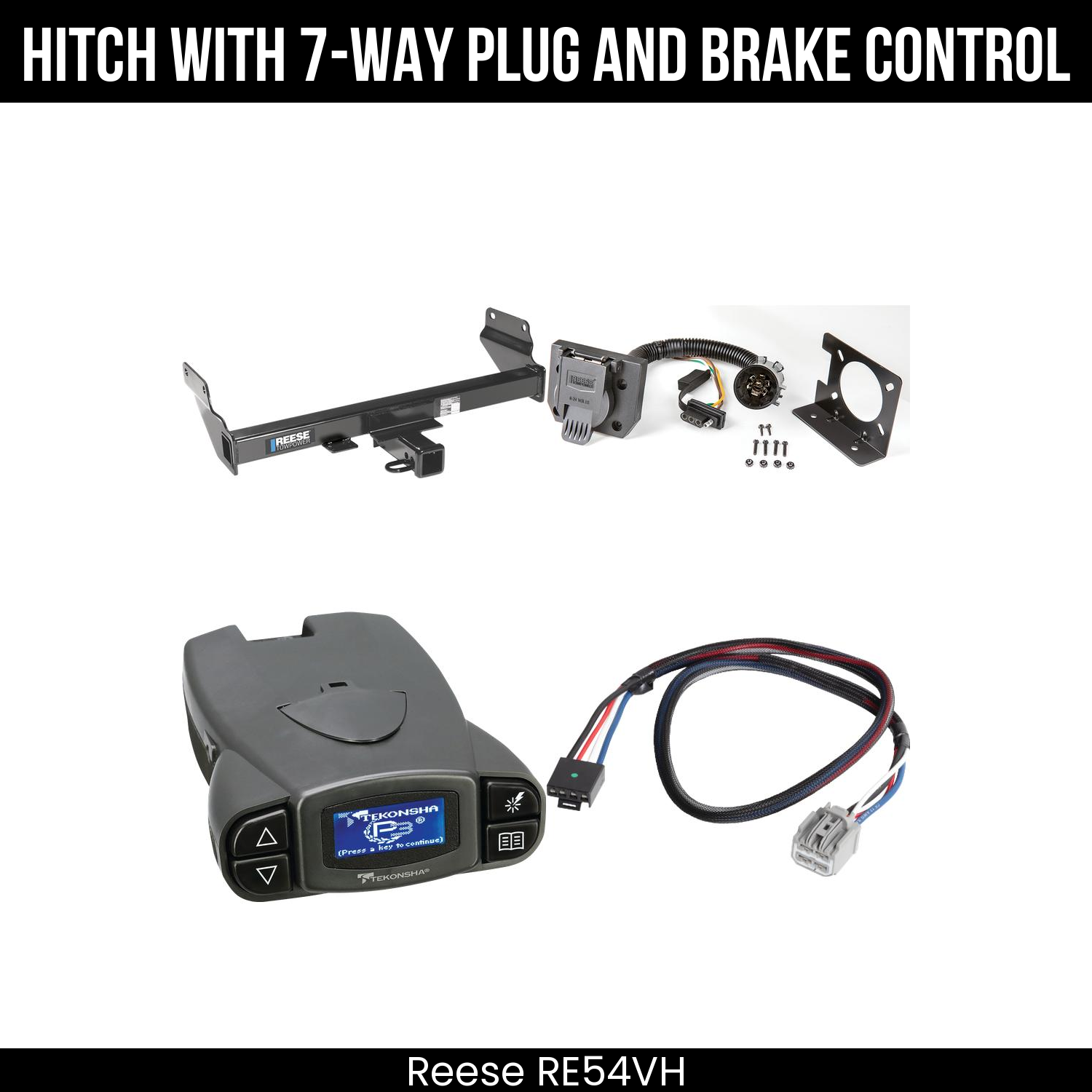 Trailer Hitch , 7-Way , Tekonsha Prodigy P3 Brake Control