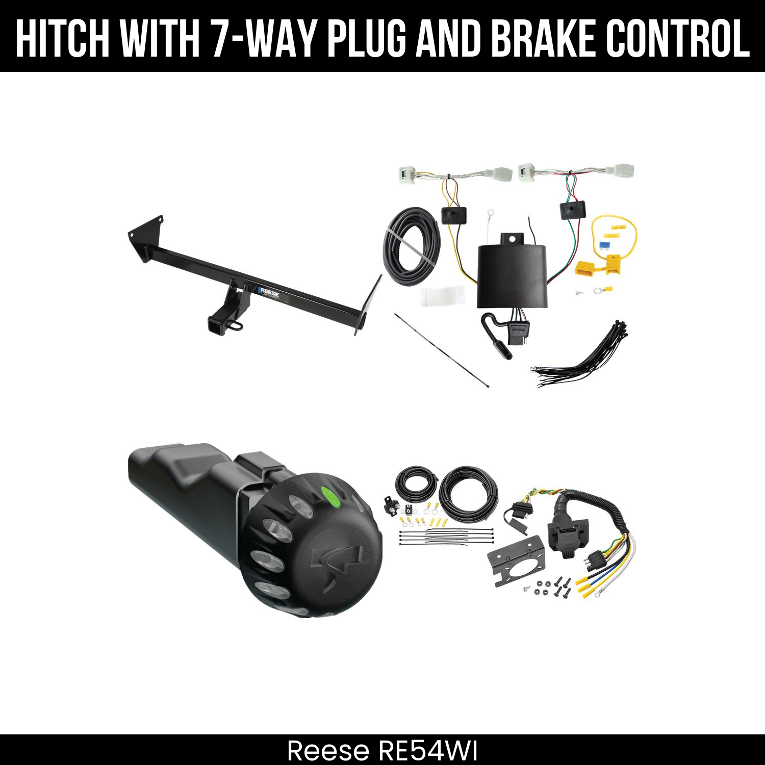 Trailer Hitch , 7-Way , Tekonsha Voyager iD Smart Brake Control