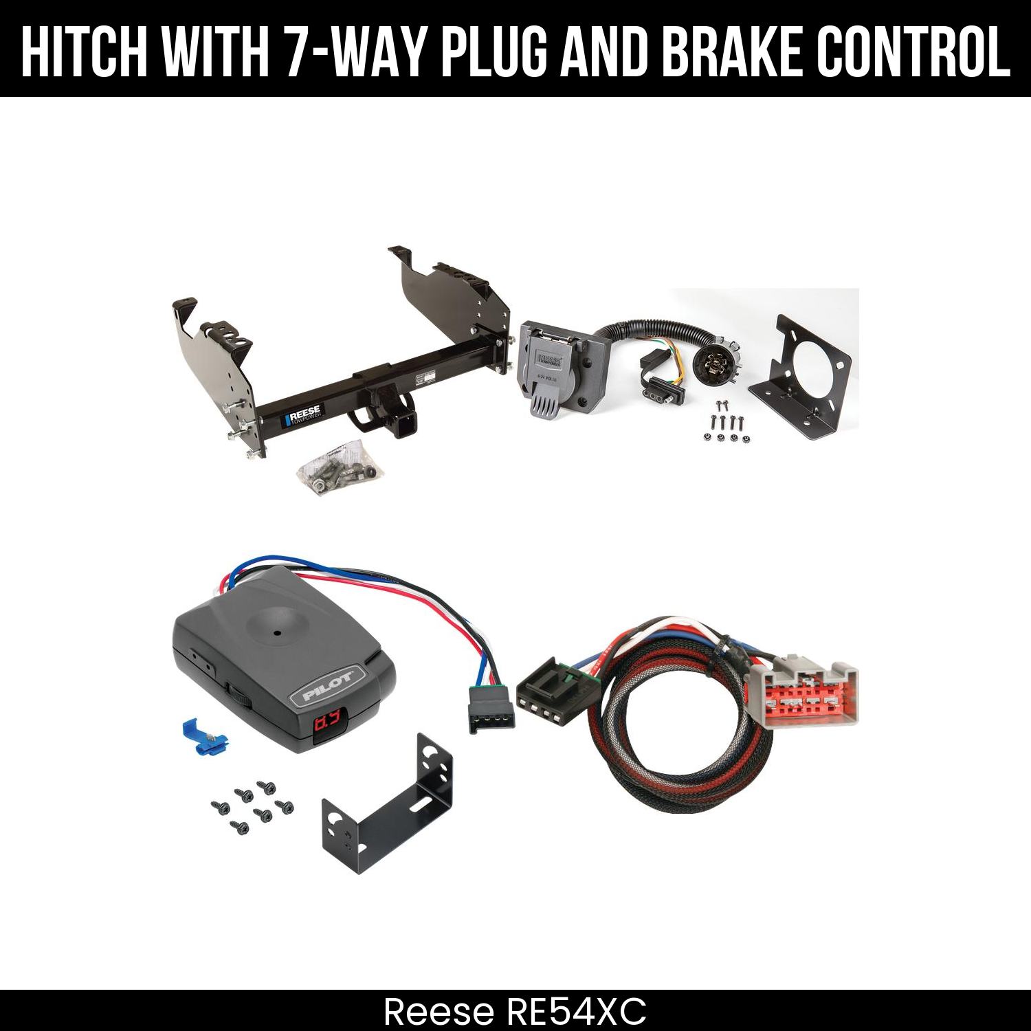 Trailer Hitch , 7-Way , Pro Series Pilot Brake Control
