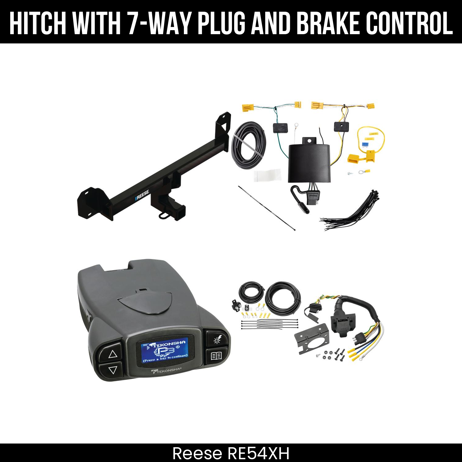 Trailer Hitch , 7-Way , Tekonsha Prodigy P3 Brake Control