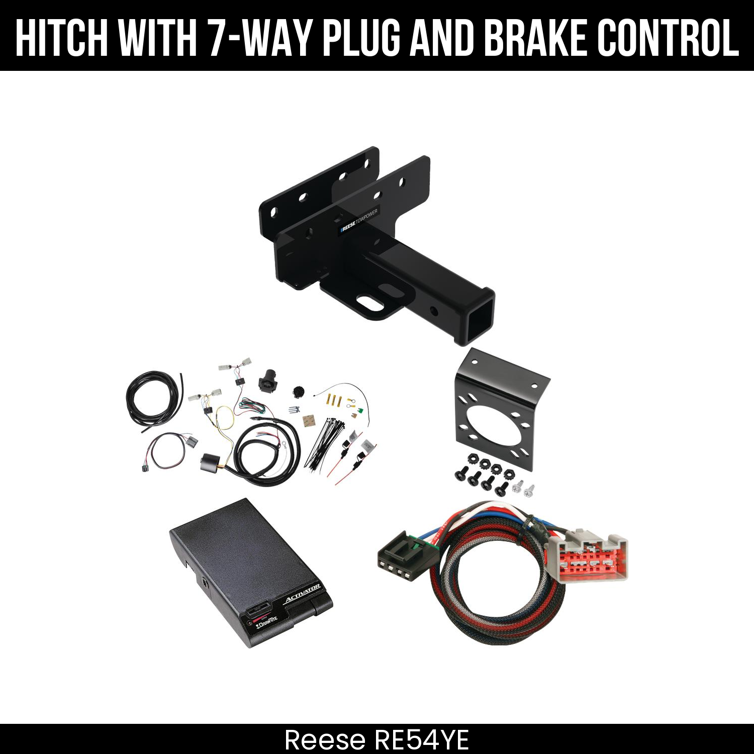 Trailer Hitch , 7-Way , Draw-Tite Activator Brake Control