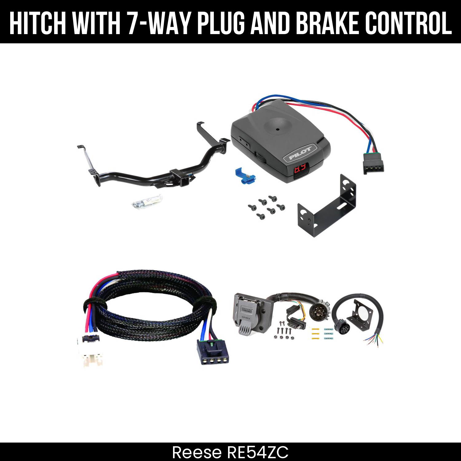 Trailer Hitch , 7-Way , Pro Series Pilot Brake Control