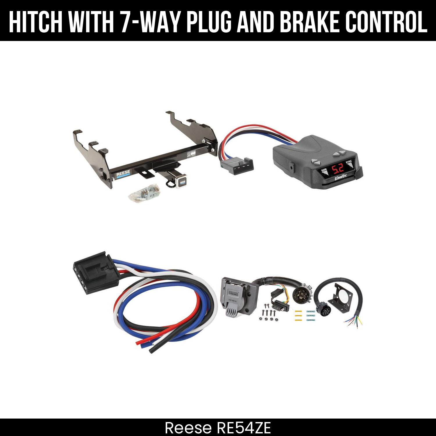 Trailer Hitch , 7-Way , Draw-Tite Activator IV Brake Control