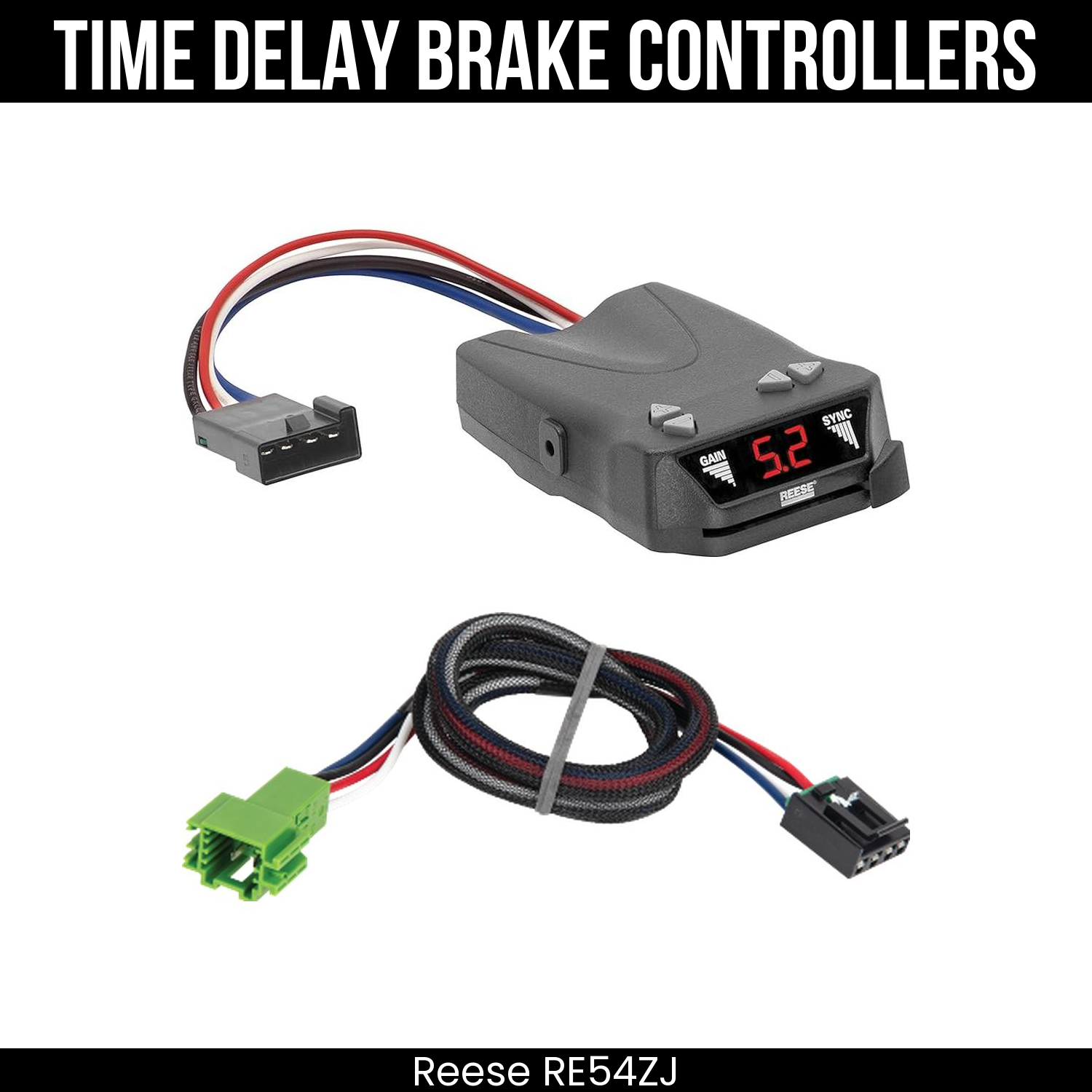 Reese Brakeman IV Brake Control , Plug Adapter