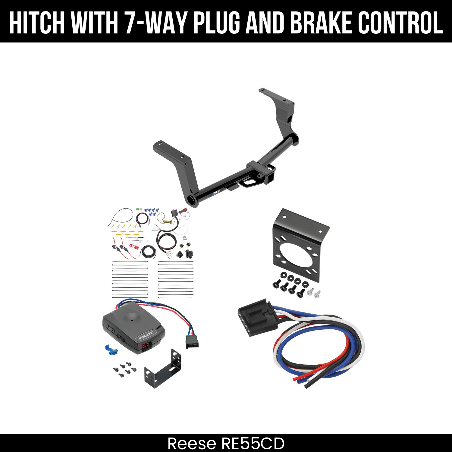 Trailer Hitch , 7-Way , Pro Series Pilot Brake Control