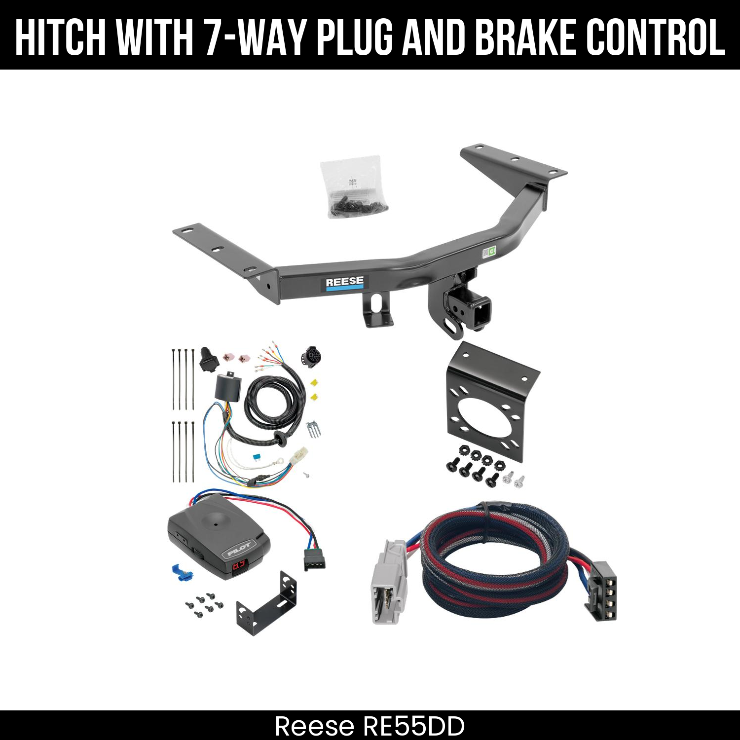 Trailer Hitch , 7-Way , Pro Series Pilot Brake Control