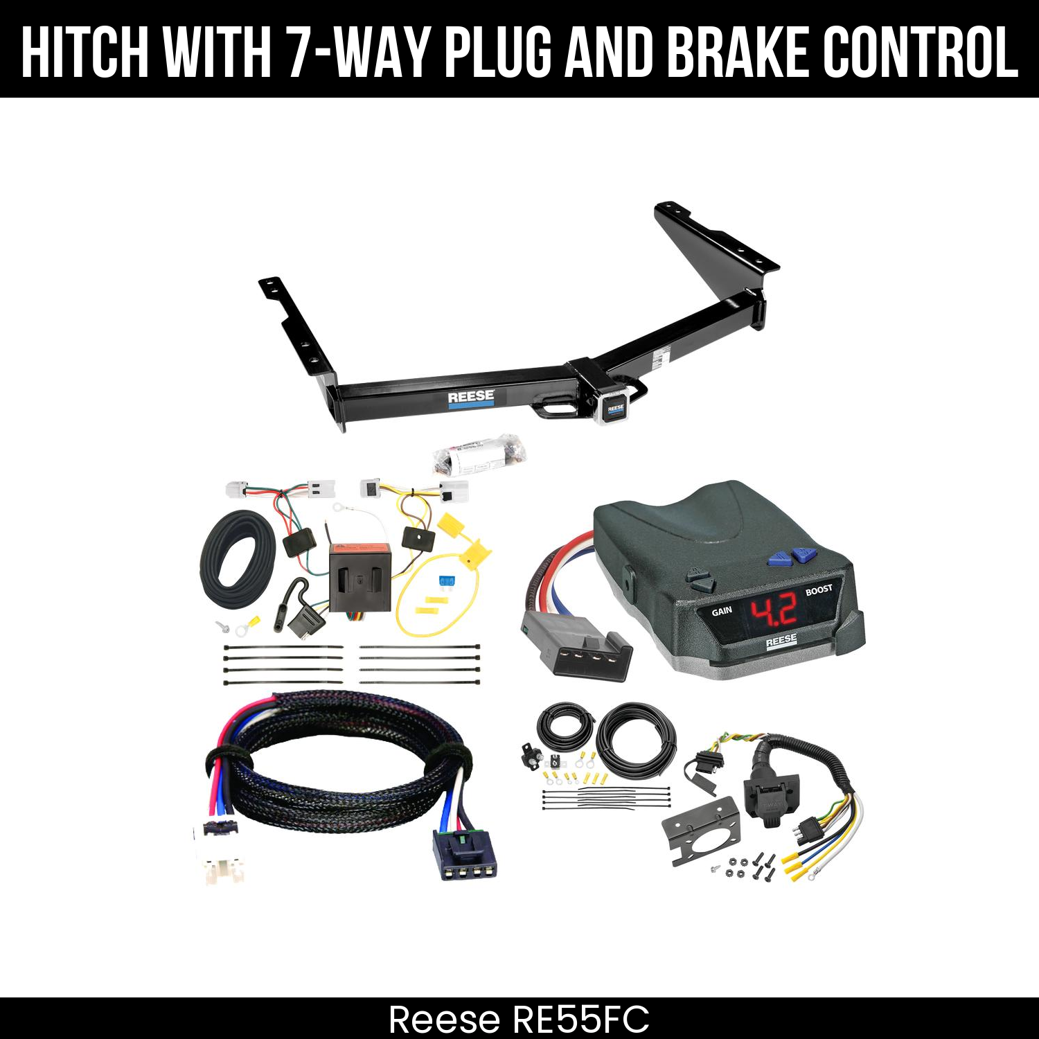 Trailer Hitch , 7-Way , Reese Brake EVN Control