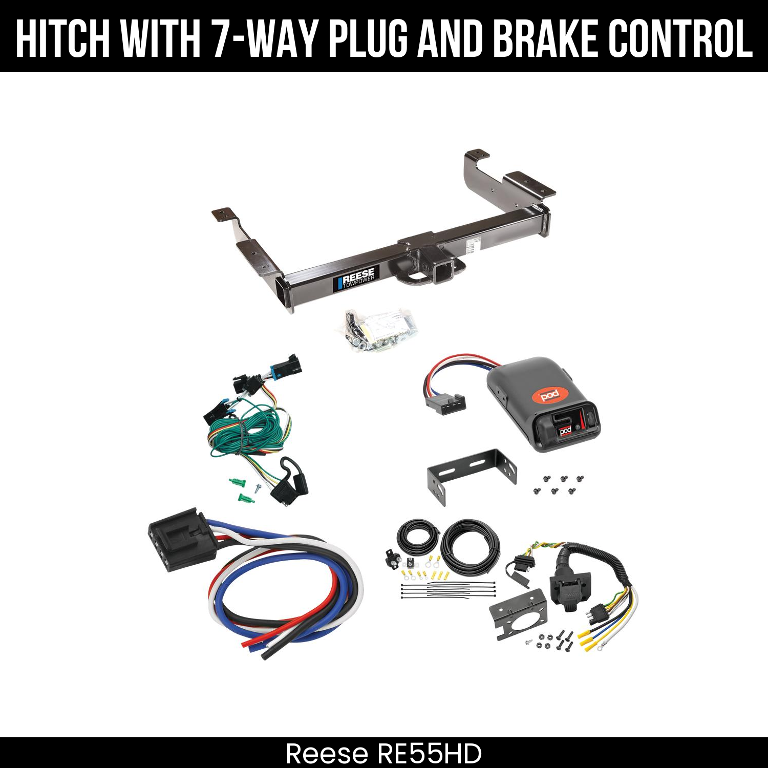 Trailer Hitch , 7-Way , Pro Series POD Brake Control