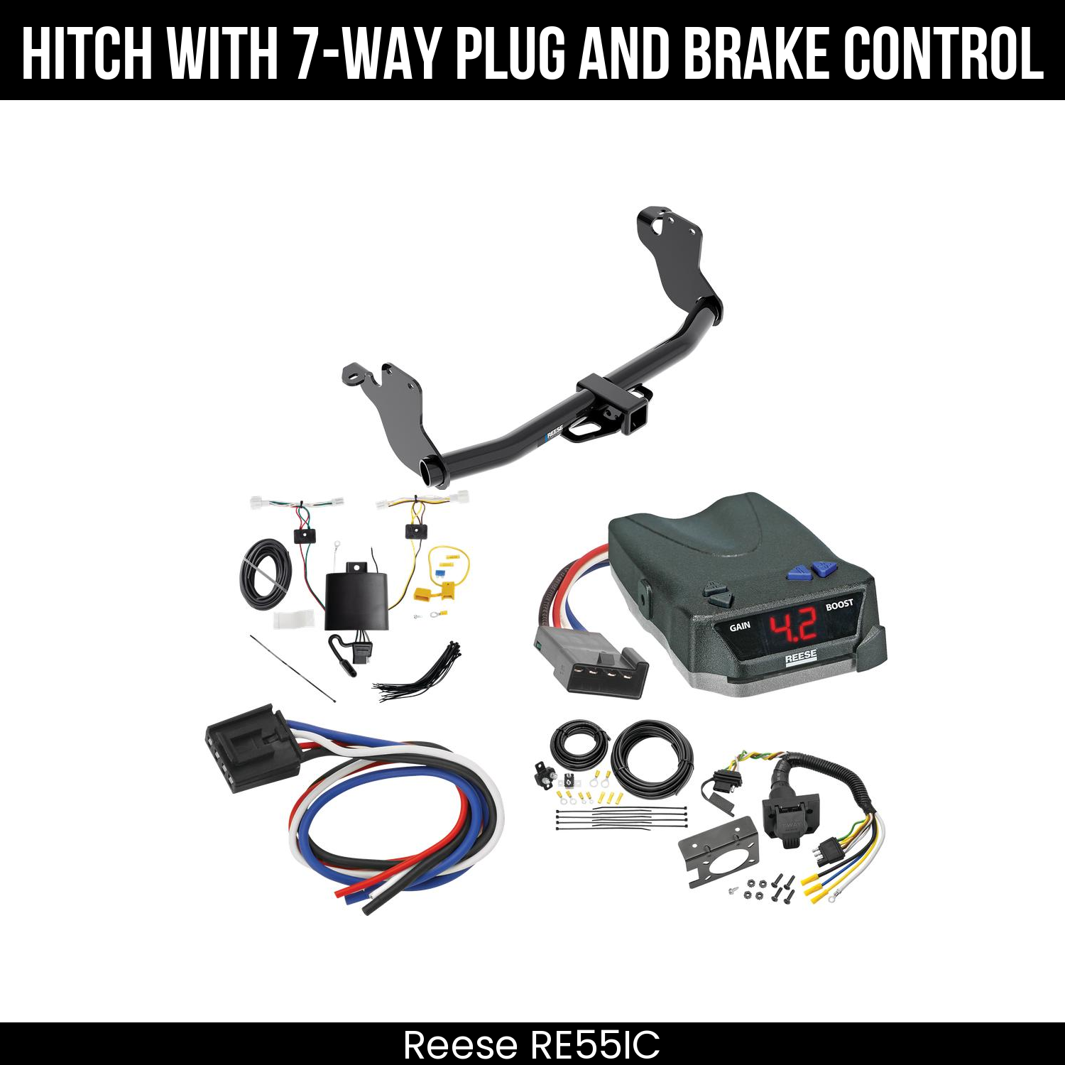 Trailer Hitch , 7-Way , Reese Brake EVN Control