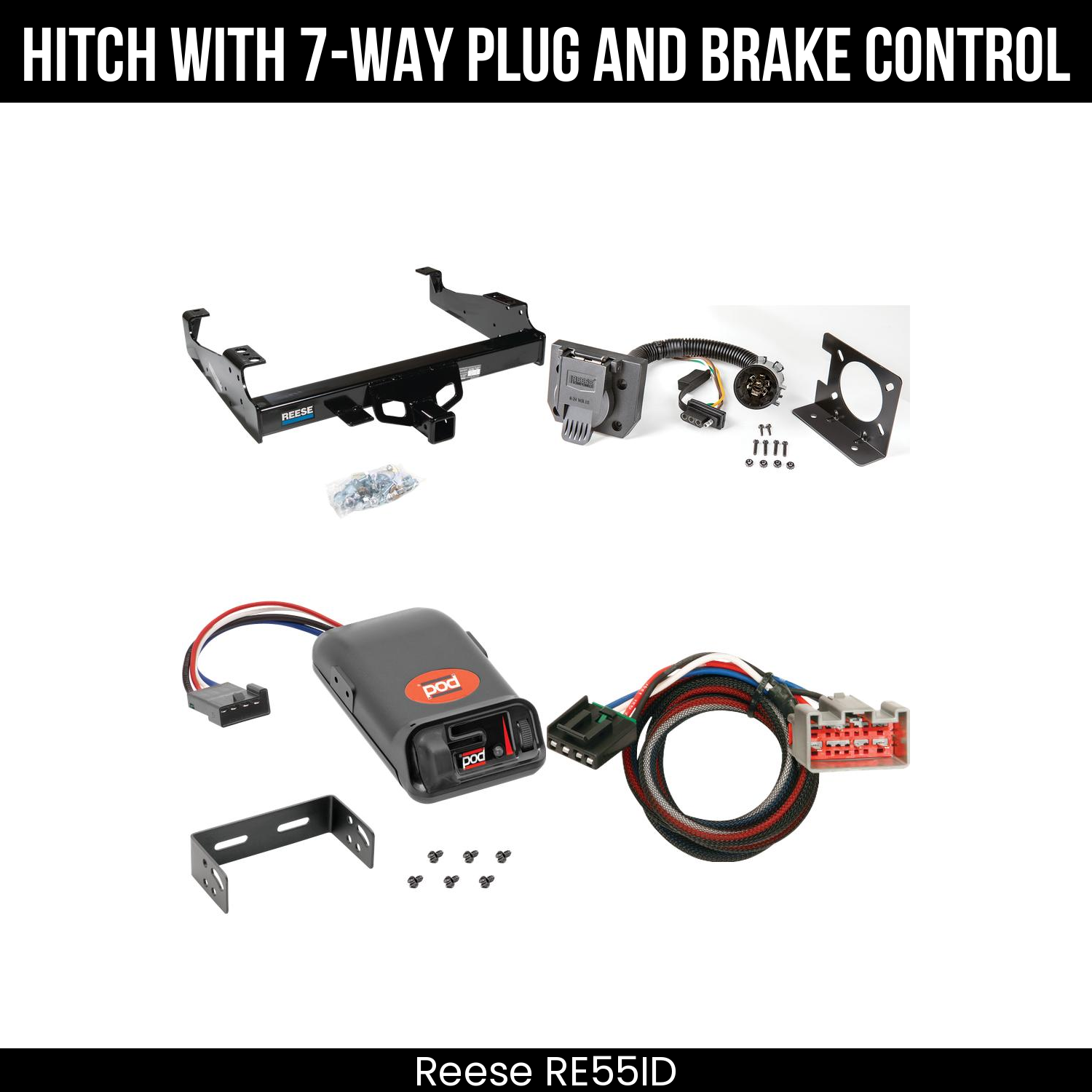Trailer Hitch , 7-Way , Pro Series POD Brake Control