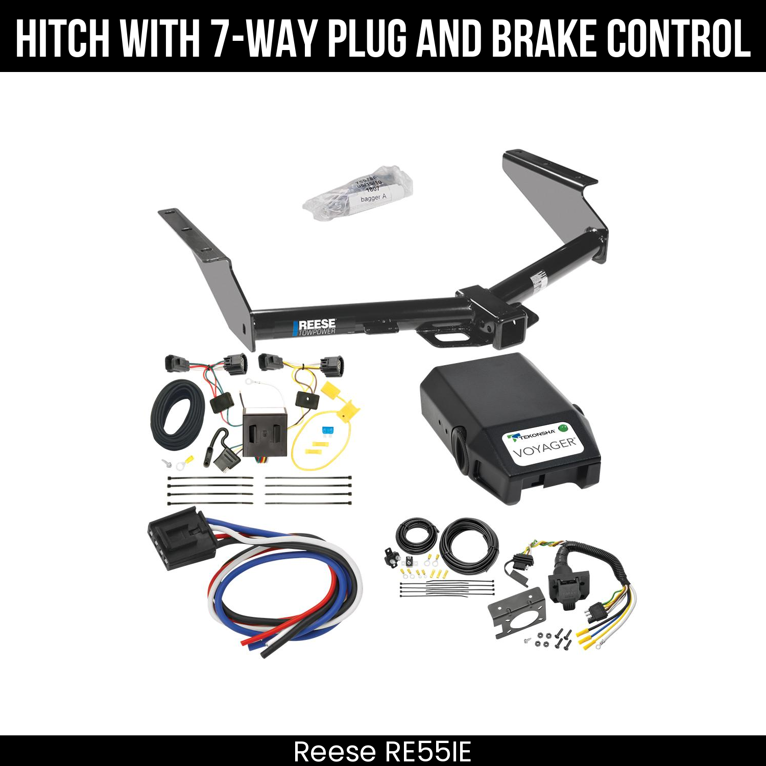 Trailer Hitch , 7-Way , Tekonsha Voyager Brake Control