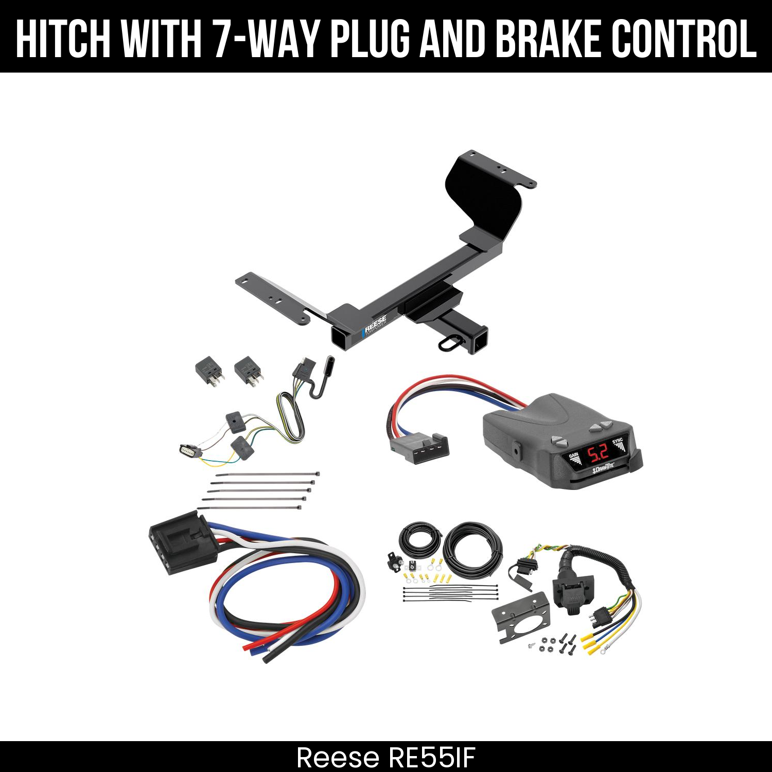 Trailer Hitch , 7-Way , Draw-Tite Activator IV Brake Control
