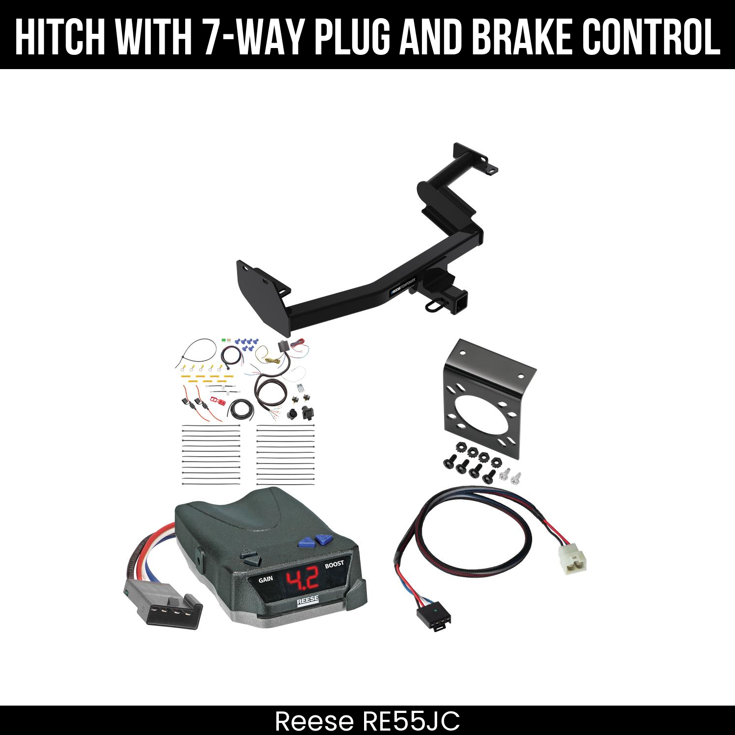 Trailer Hitch , 7-Way , Reese Brake EVN Control