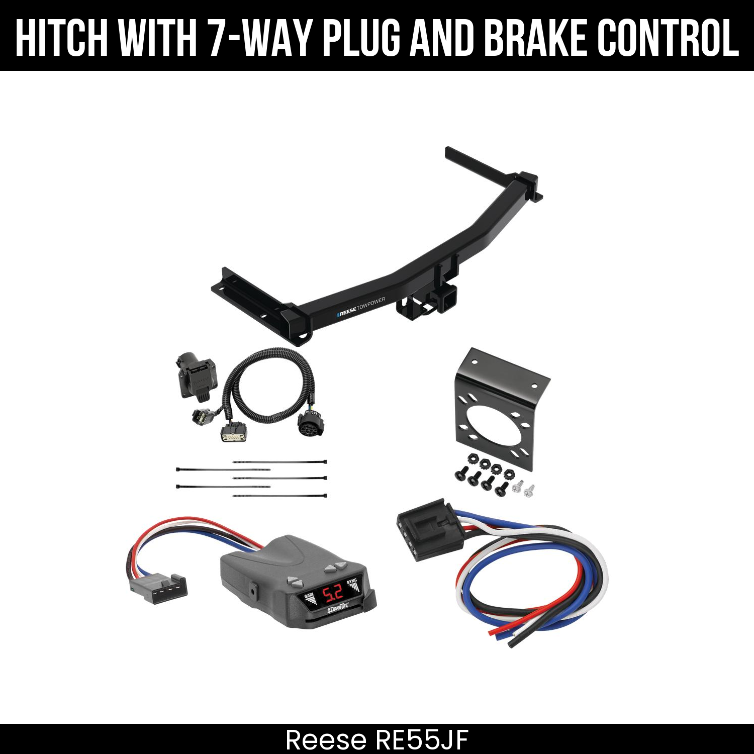 Trailer Hitch , 7-Way , Draw-Tite Activator IV Brake Control