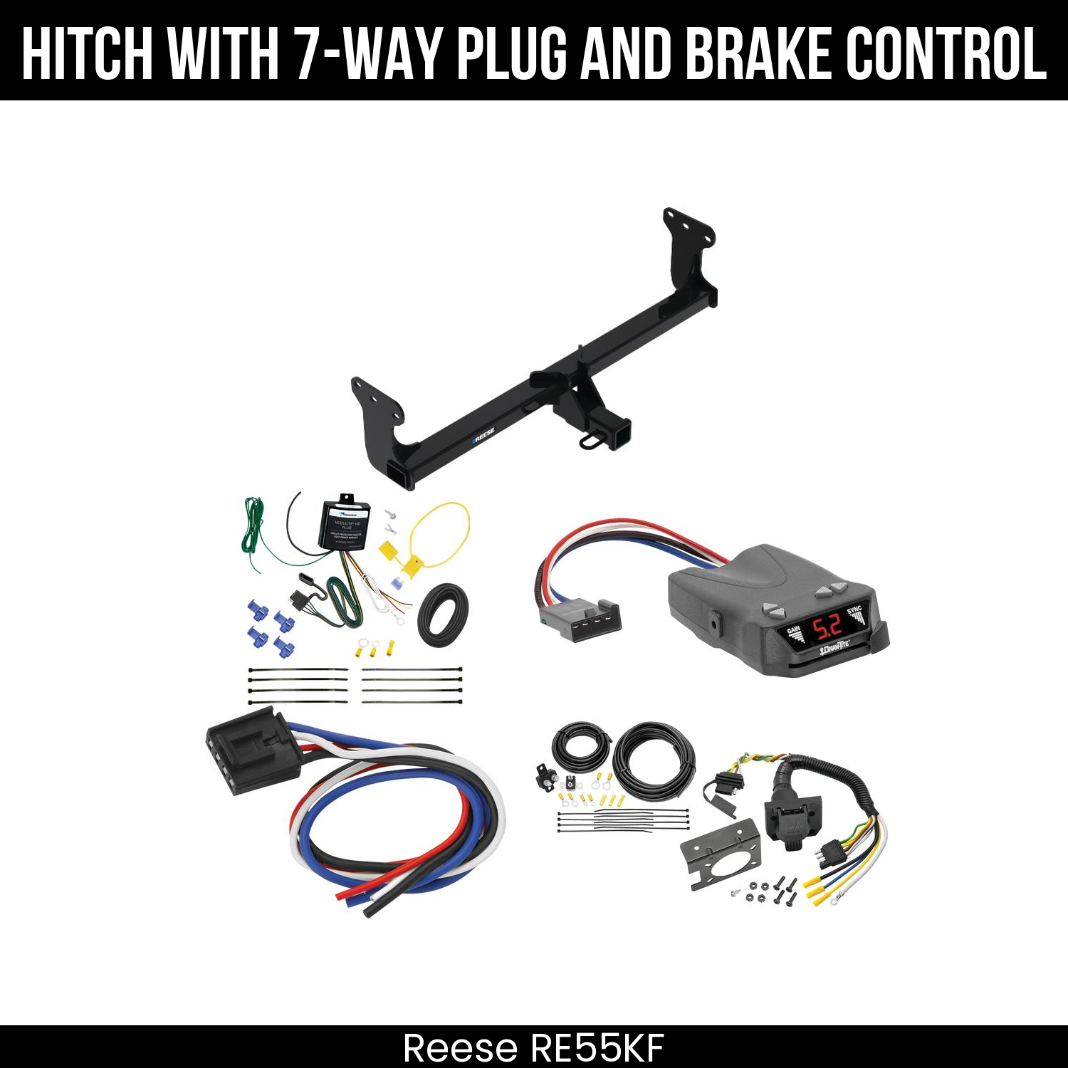 Trailer Hitch , 7-Way , Draw-Tite Activator IV Brake Control