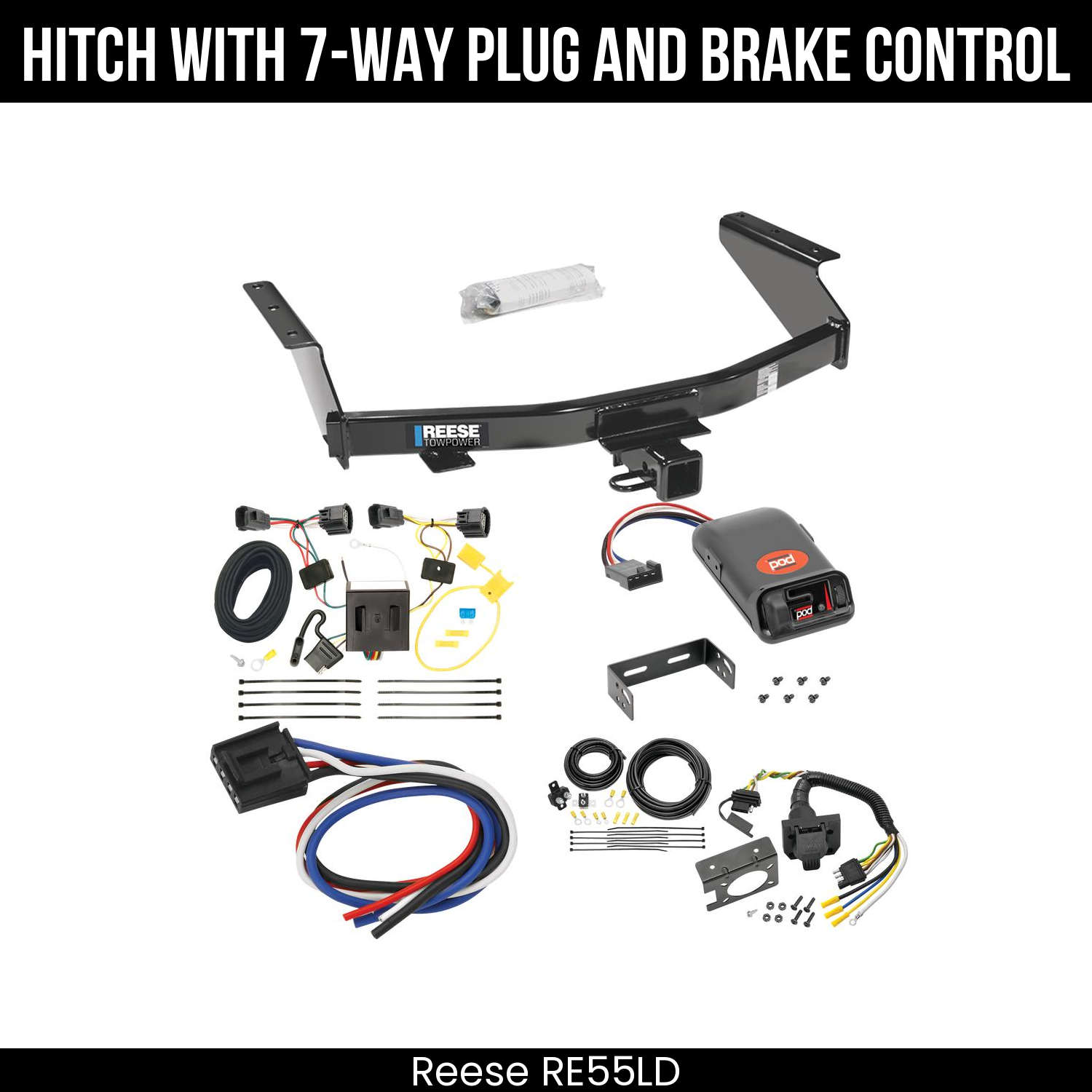 Trailer Hitch , 7-Way , Pro Series POD Brake Control